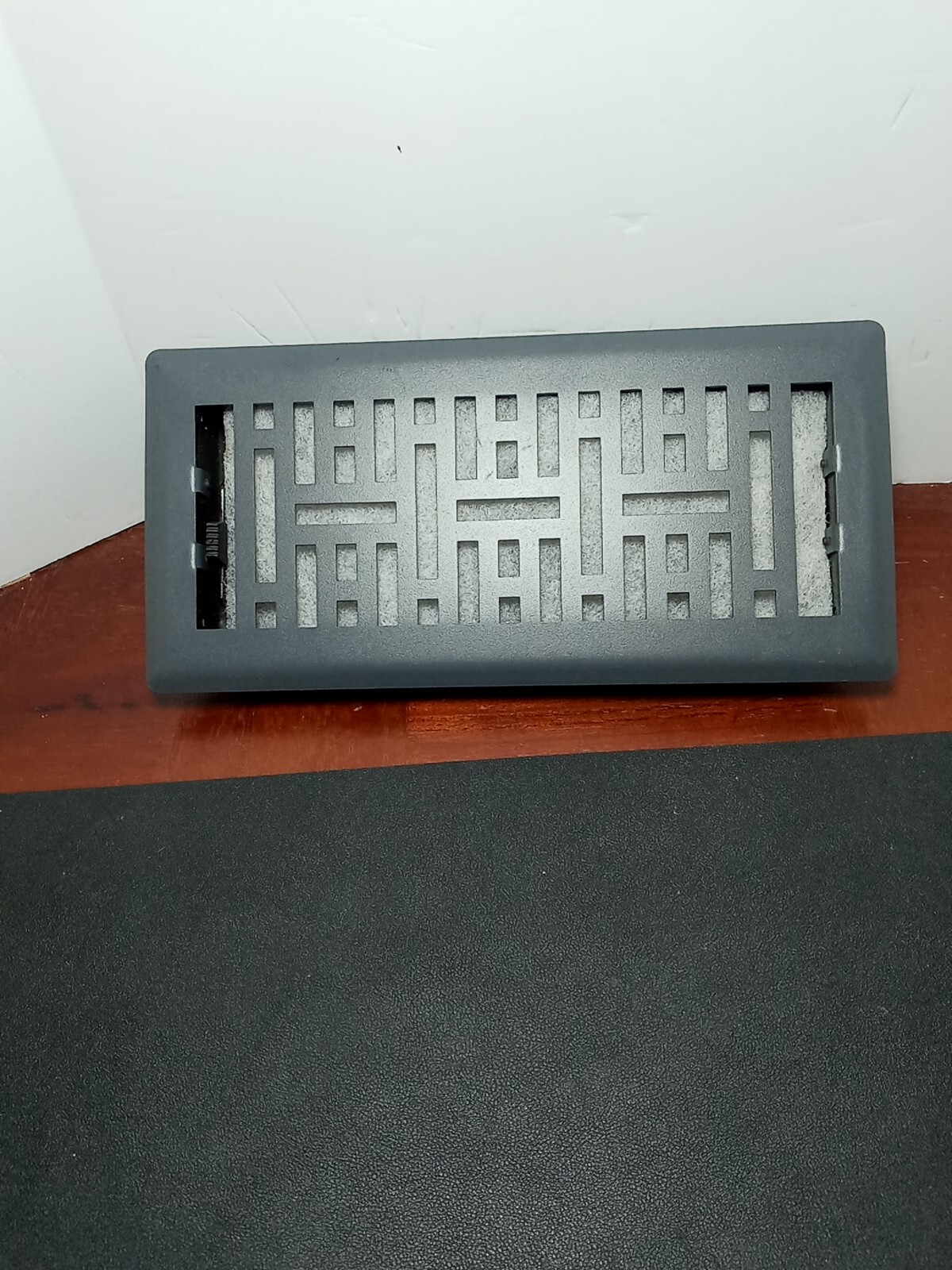 Decor Grates AJH412-RB Oriental Floor Register, 4×12 Inches, Gray