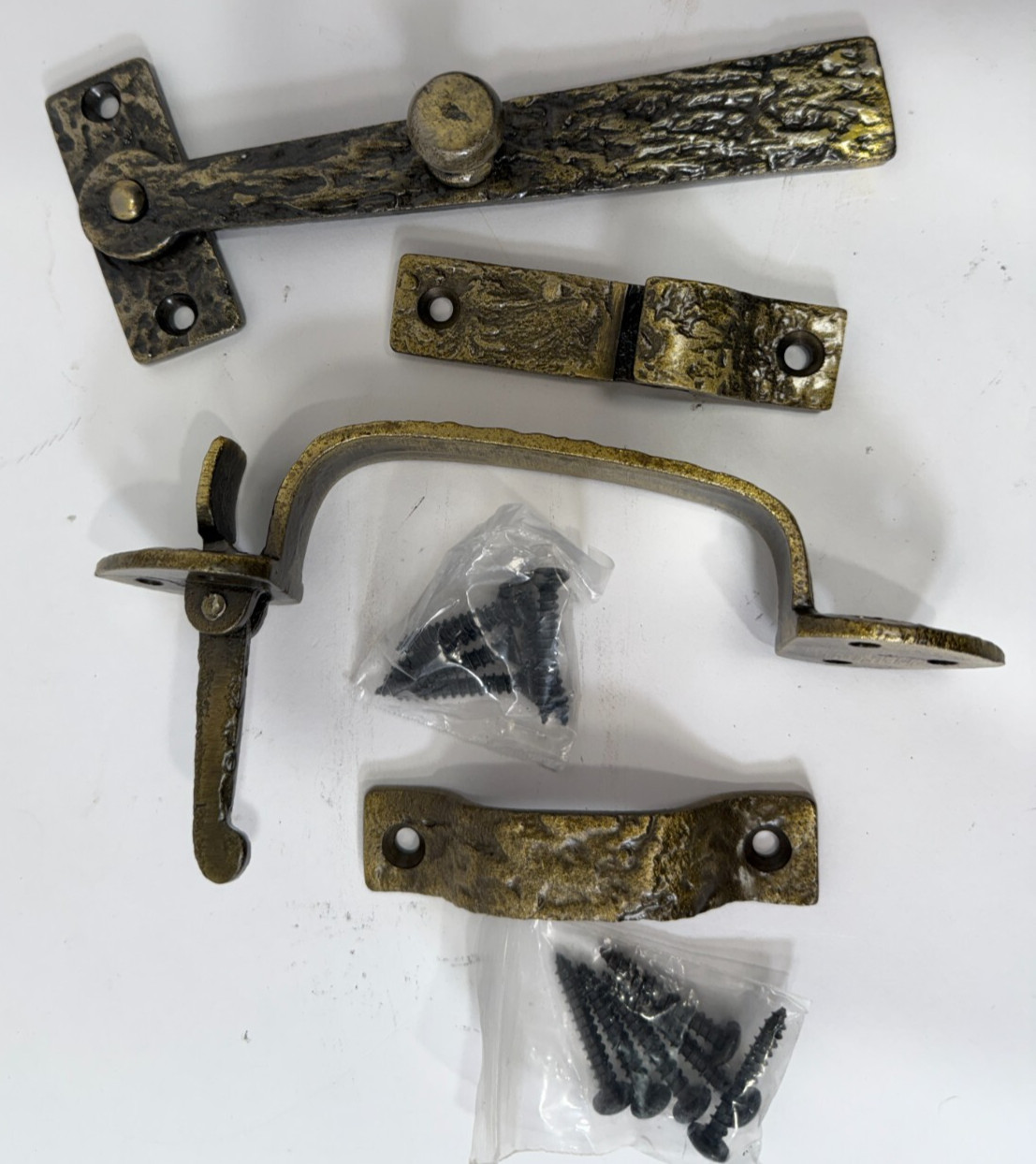 antique brass 8-in cast iron Gate thumb latch Barn Door Latch