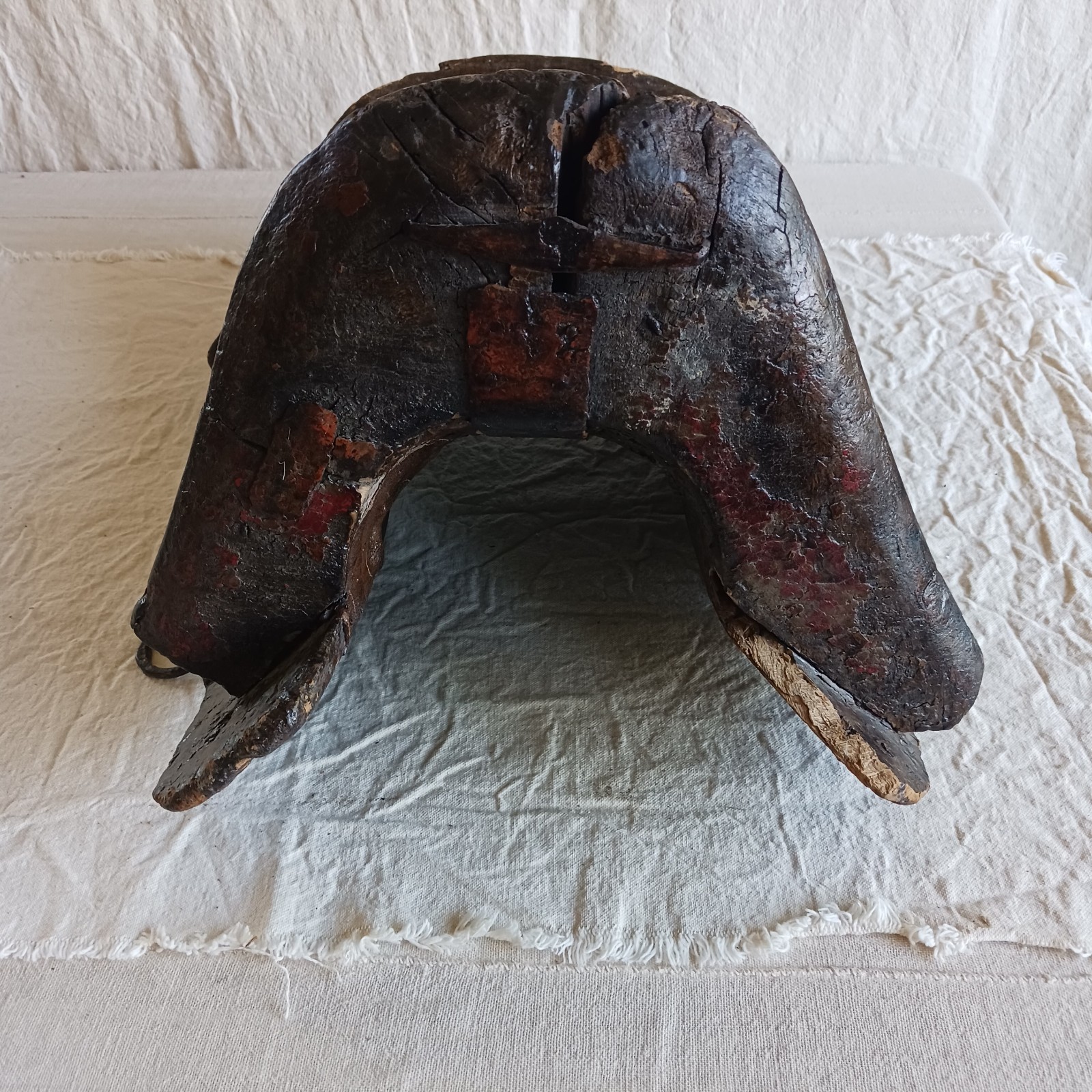 Antique Wooden Saddle