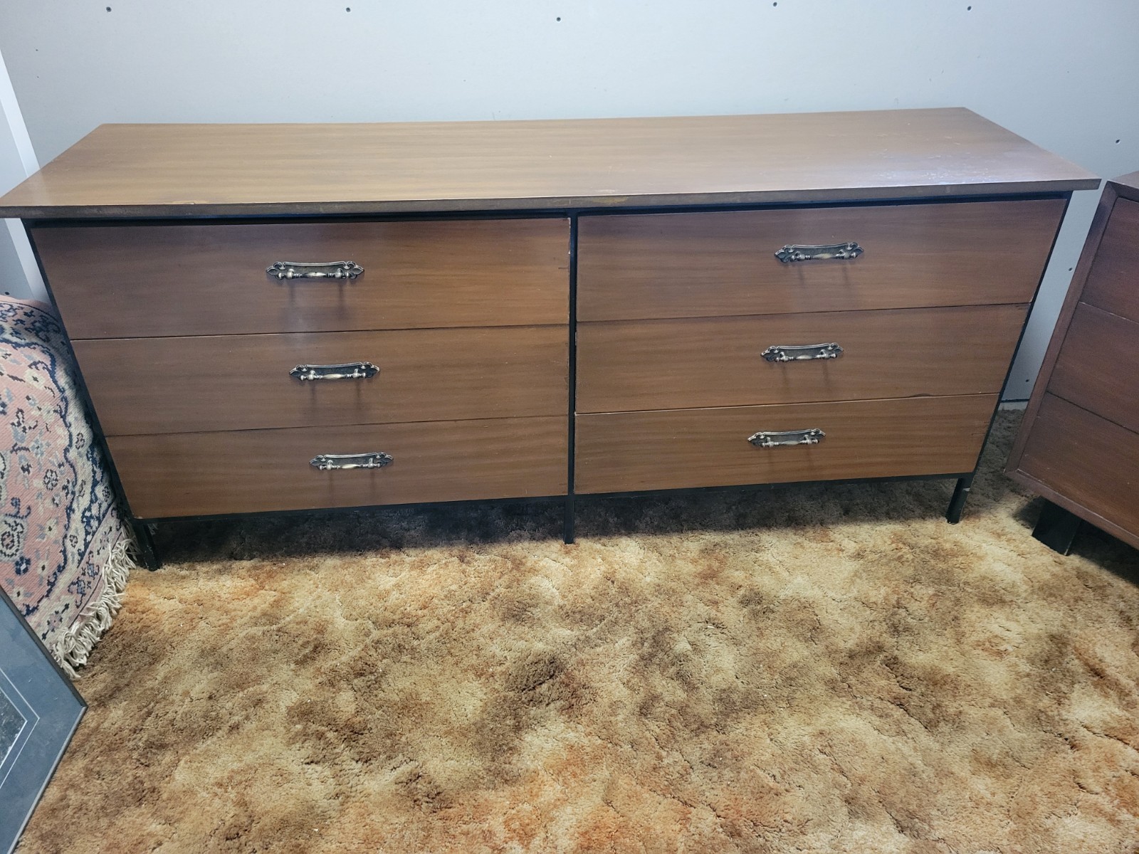 RARE George Nelson for Herman Miller Steel Frame Dresser, Chest of Drawers