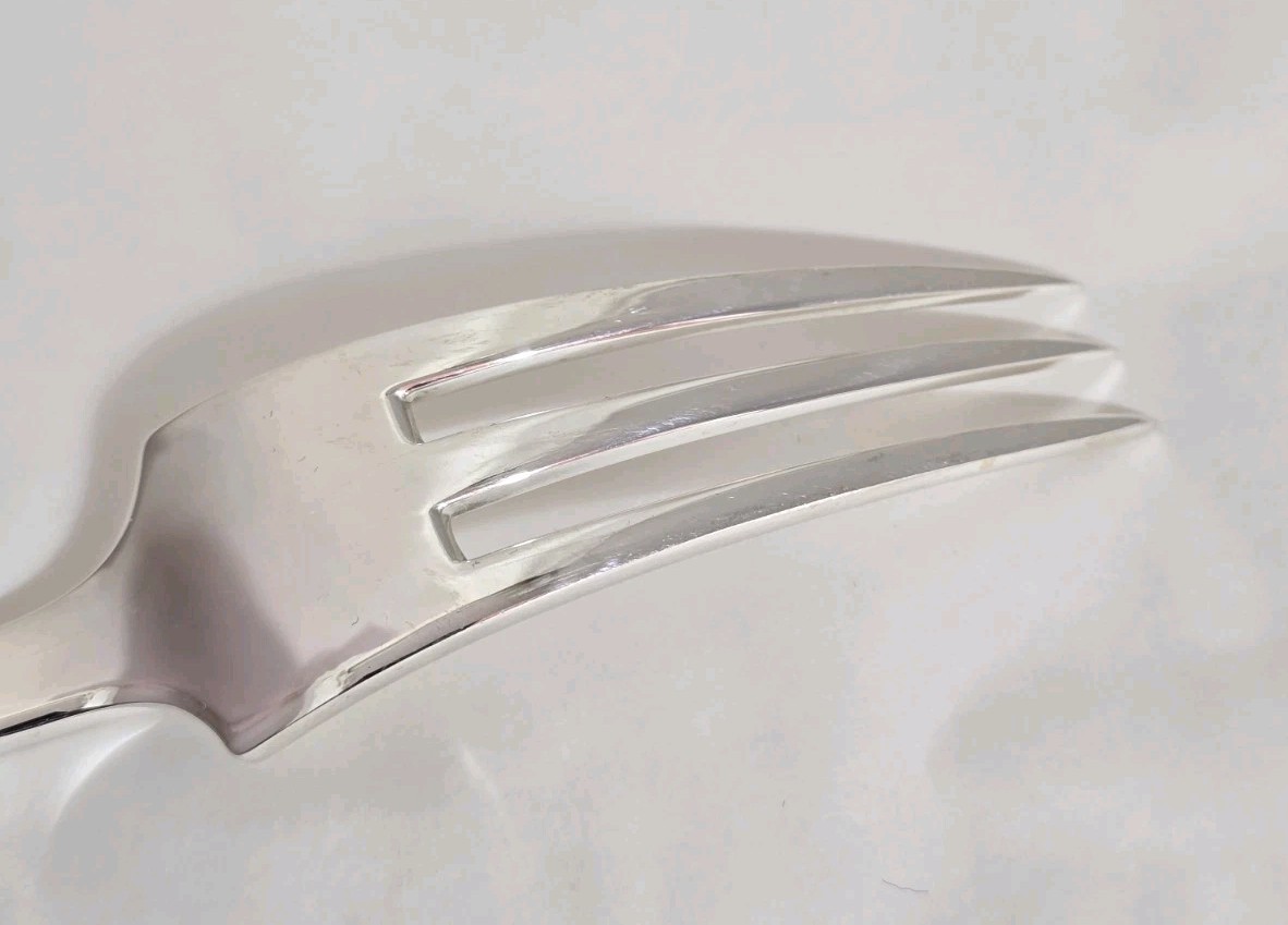 Vintage sterling silver Presentation Fork. London 1969. By C J Vander Ltd
