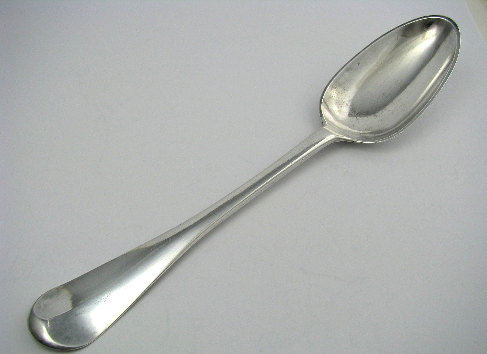 American Colonial COIN SILVER SPOON SERVING SPOON by Joseph Carman Phila Pa 1771