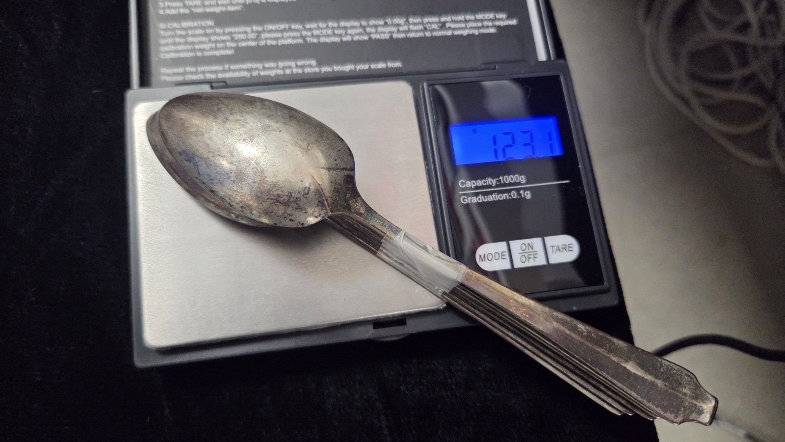 Vintage Sterling Silver 1918 Teaspoon 6 Spoons 123g