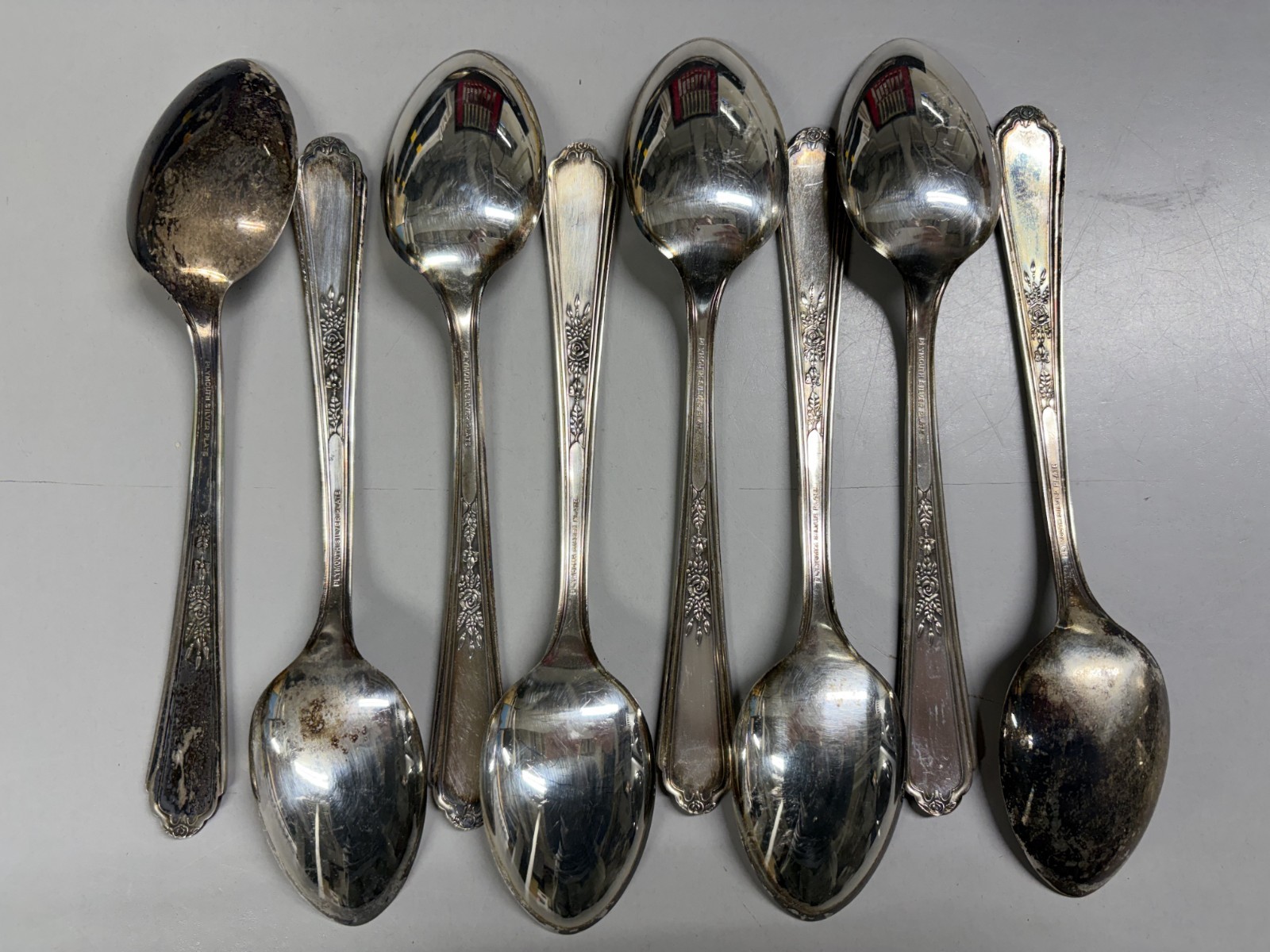 1938 Antique Jewel Silverplate Set Of Silverware – 63 Pieces Vernon, Plymouth…