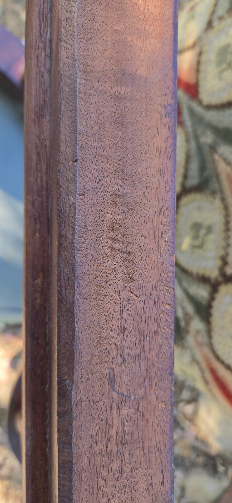 Antique Vintage Victorian Carved Walnut Corner Scottish Chair Lion Face Griffons