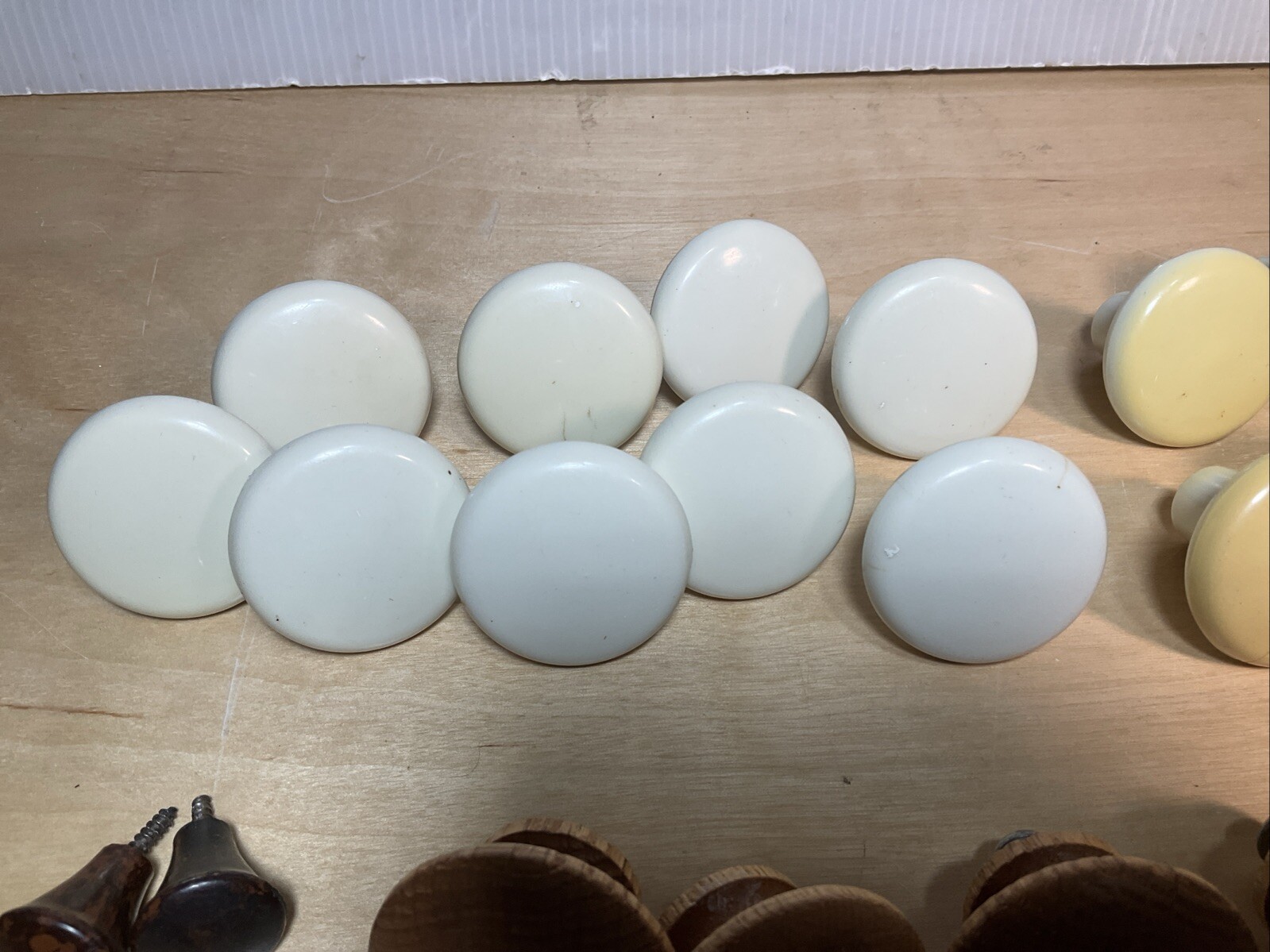 Lot Vintage Cabinet Dresser Drawer Knobs .75”-1.75” (29 Total)