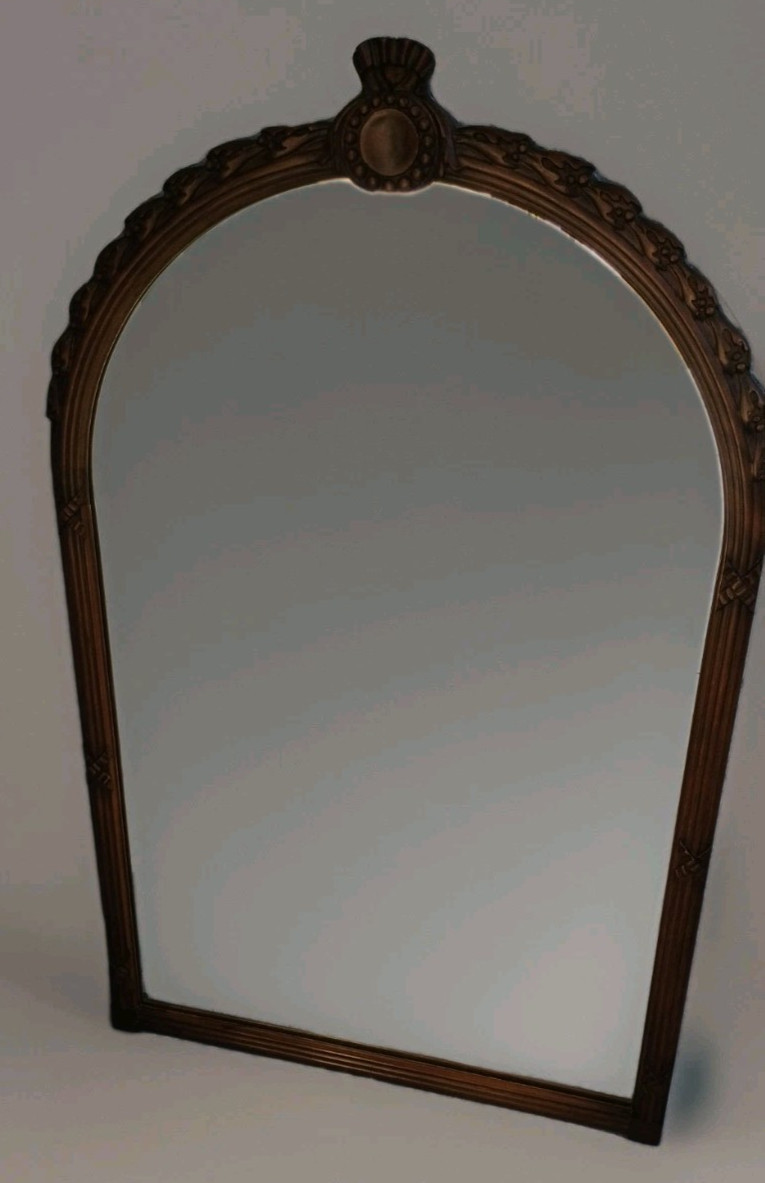 Antique 1930 Walnut Dresser Mirror by Higbee’s now Dillard’s Excellent Condition