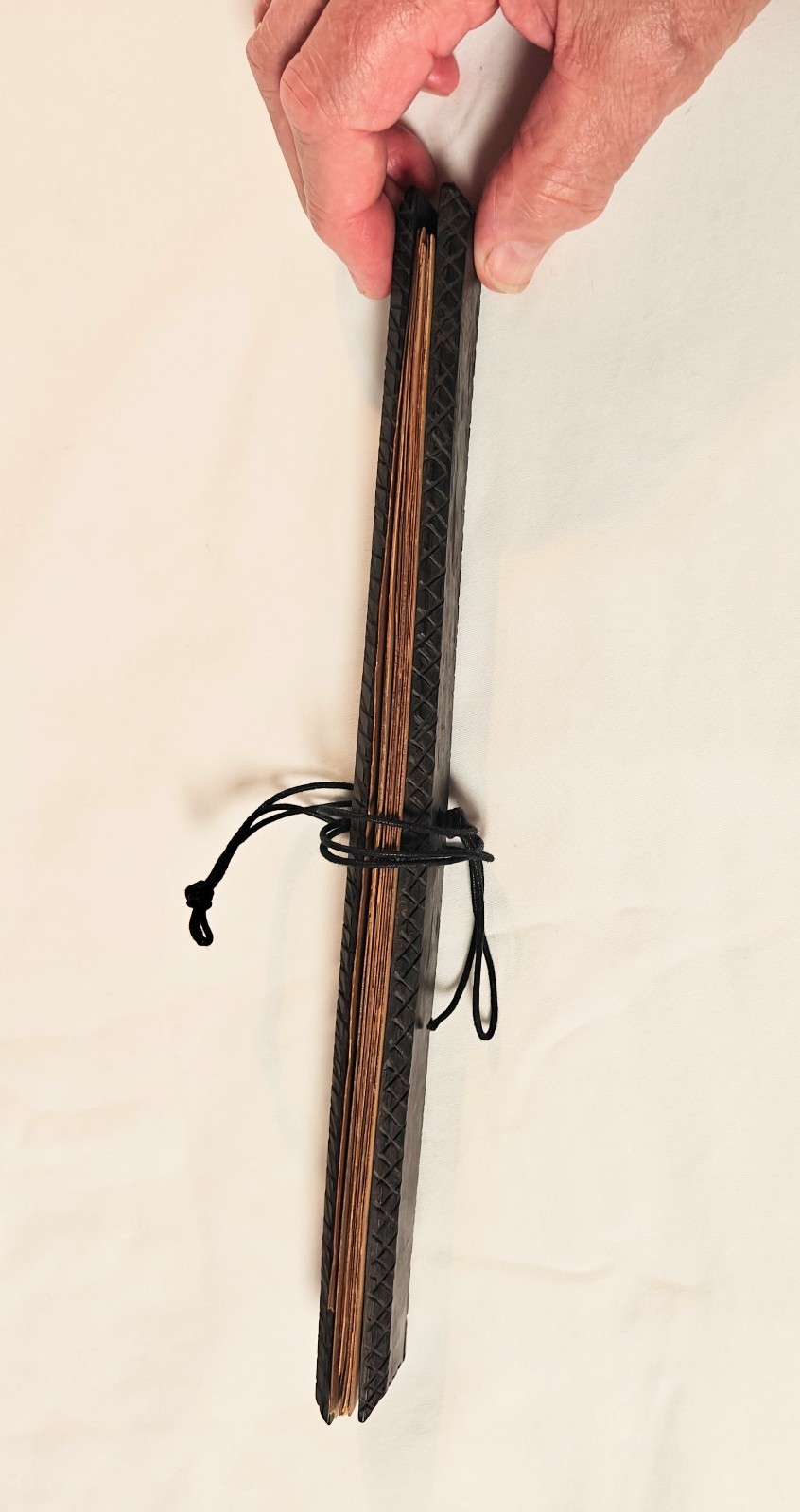 Sinhala Palm Leaf Manuscript Ola Leaf Buddhist Scripture Sri Lankan Pali Text