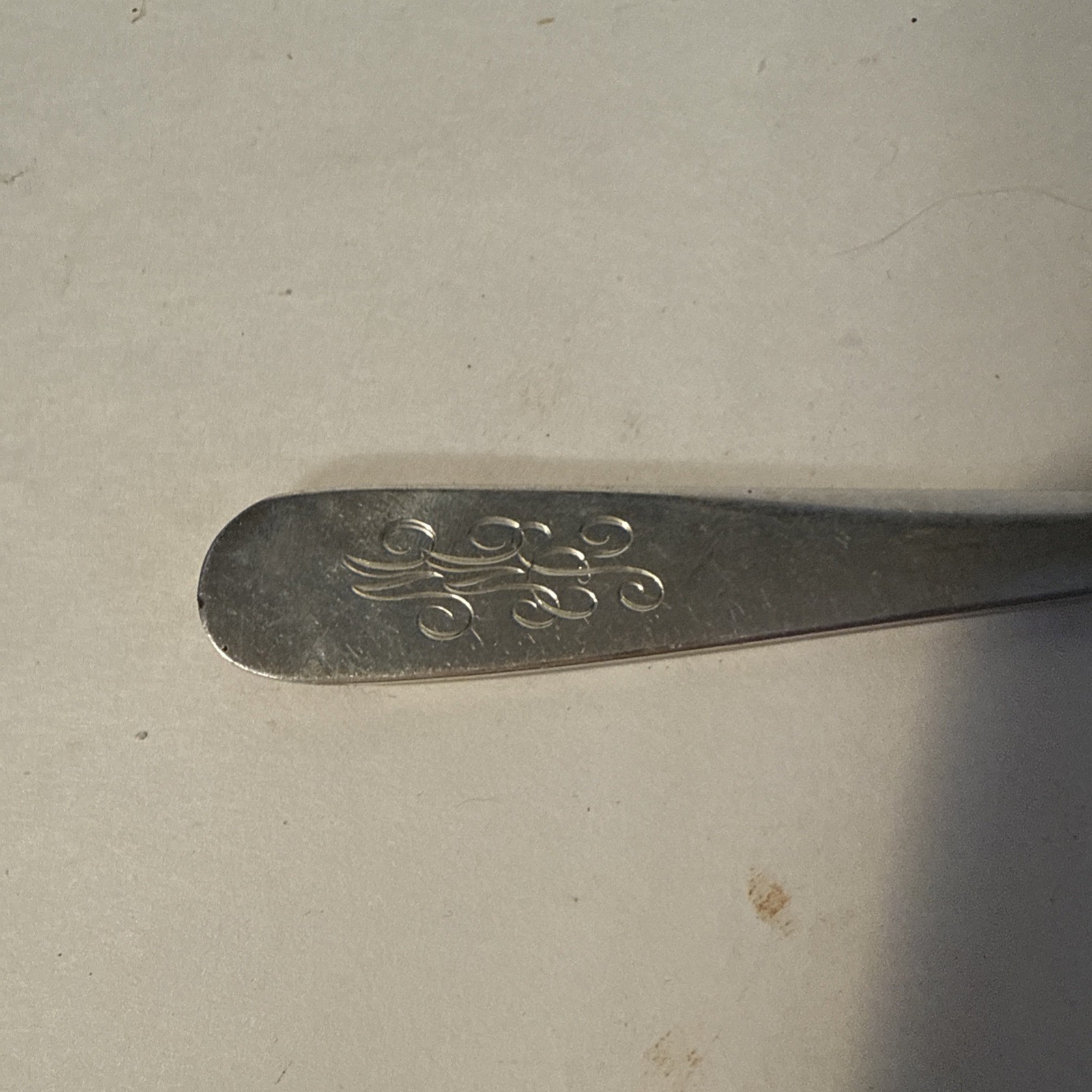 KIRK STERLING SILVER REPOUSSE OVAL SOUP SPOON