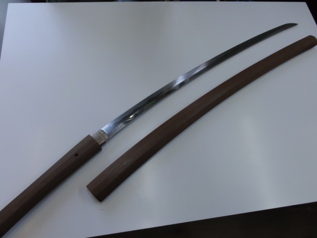 KATANA 刀 “ Tadayoshi ” 肥前国忠吉 Japanese Real Sword 68.4 cm Shirasaya 白鞘 Samurai