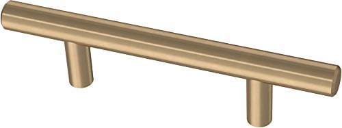 Franklin Brass Bar Cabinet Pulls, Champagne Bronze, 3 in (76mm) and 5-1/16 in…