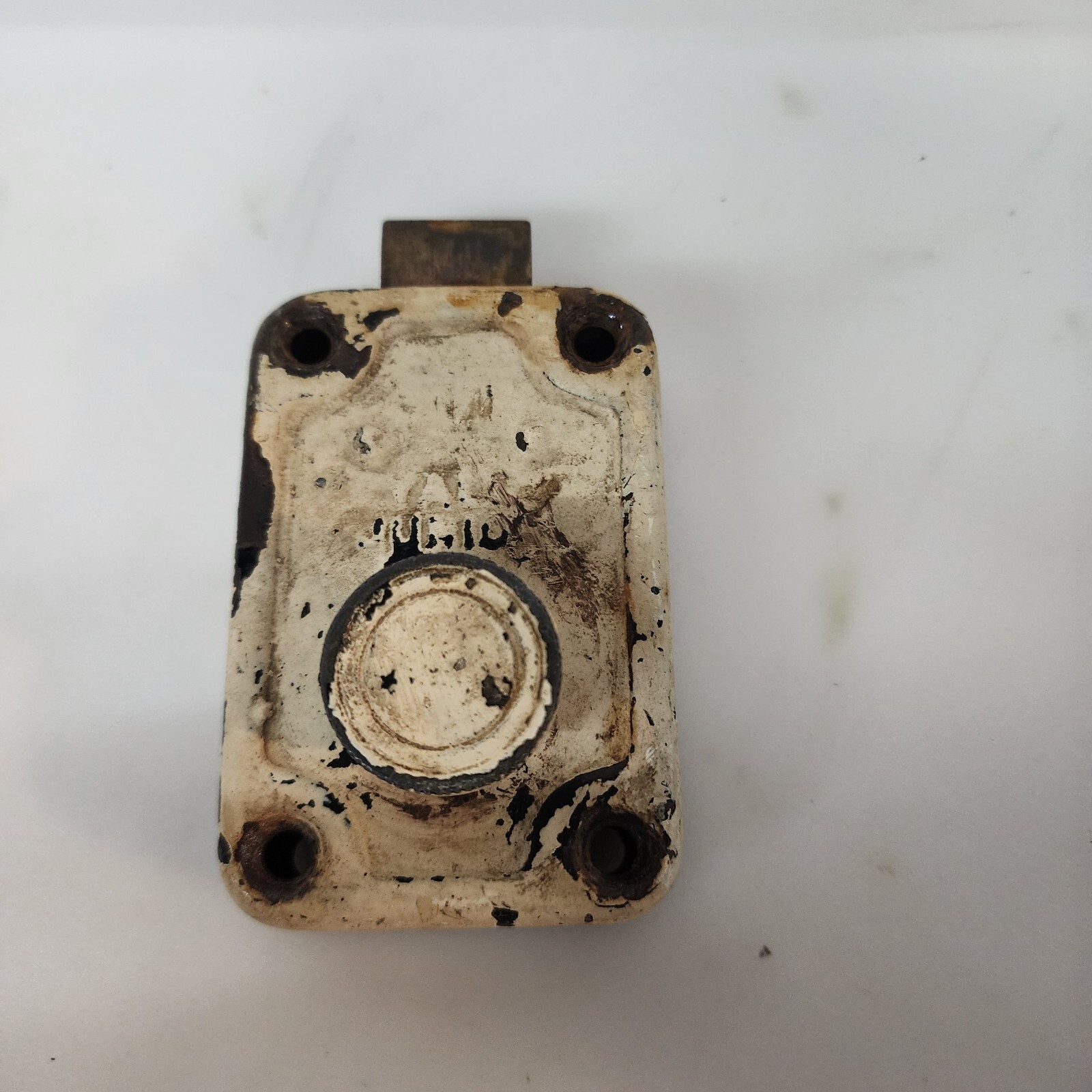 Vintage Surface Mount Twist Knob Door Lock Latch Deadbolt