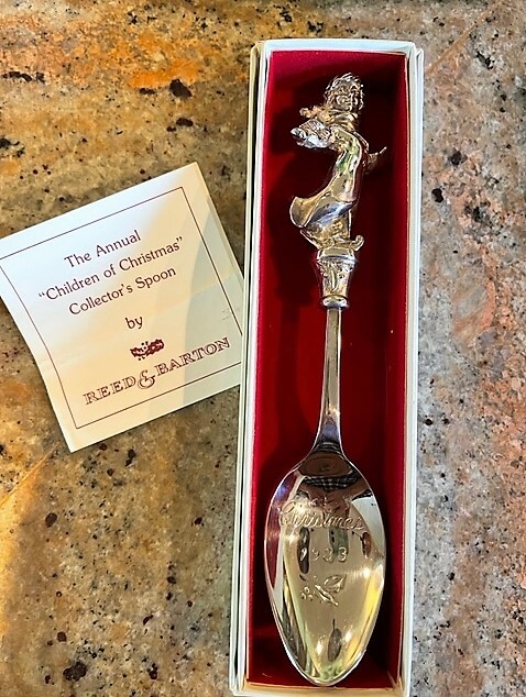 Vintage Silverplate Reed & Barton 1983 Children of Christmas Spoon – Nice!