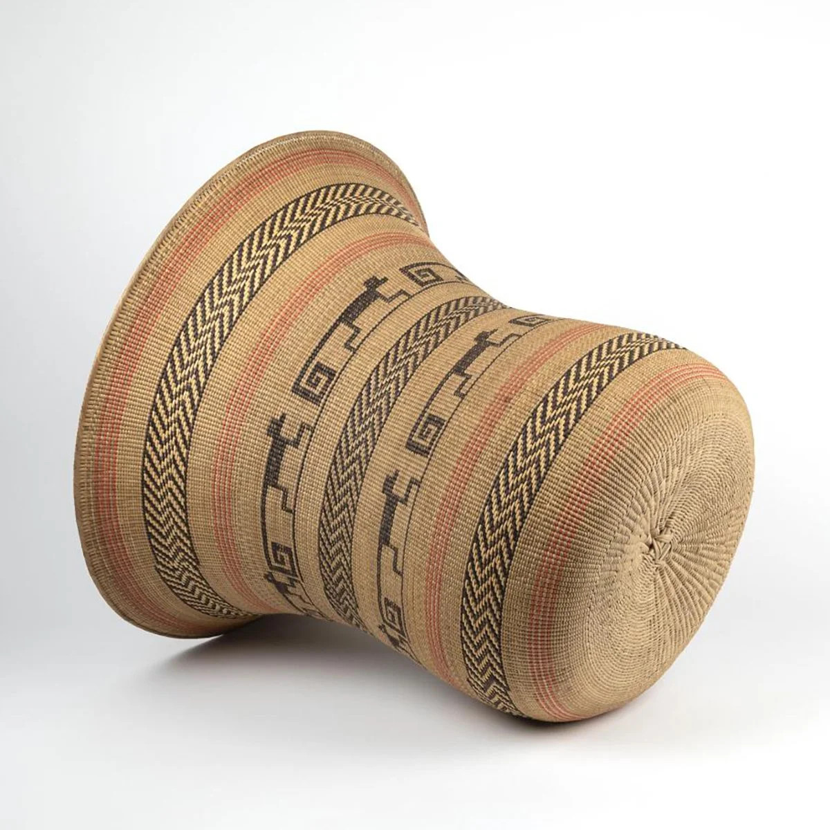MASSIVE AMAZON BASKET WITH MONKEY MOTIF