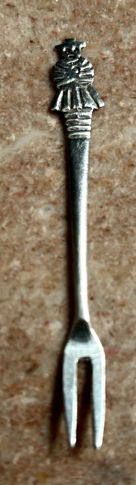 Vintage Taxco Mexico Bernice Goodspeed Sterling Hors D’Oeuvres Fork 3.5” 4 Grams