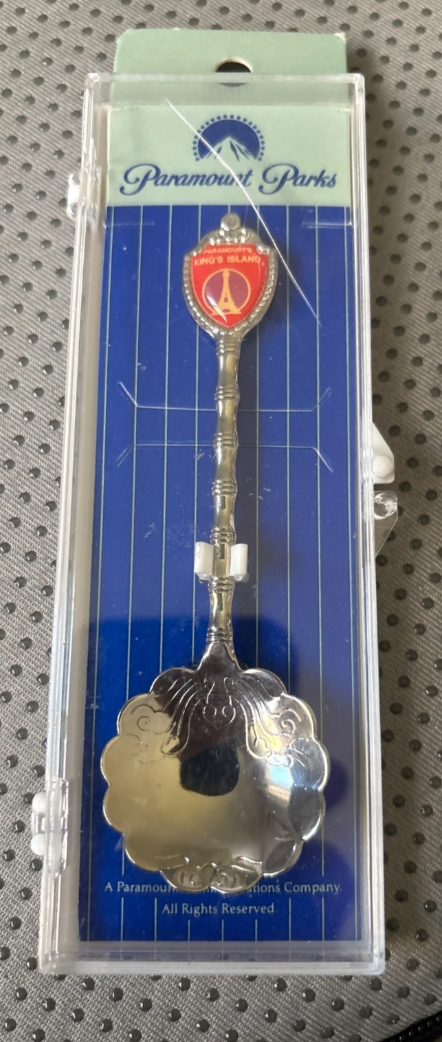 Vintage Paramount Park’s Kings Island Souvenir Collector Spoon – 1993 – NIB z