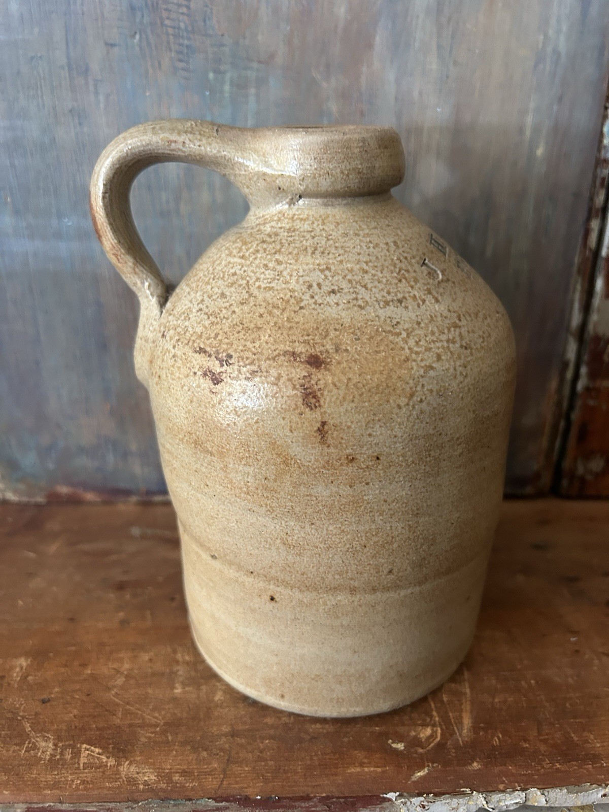 Antique 19th Century Small Quart Size Stoneware Merchant Jug – JH Patten Boston