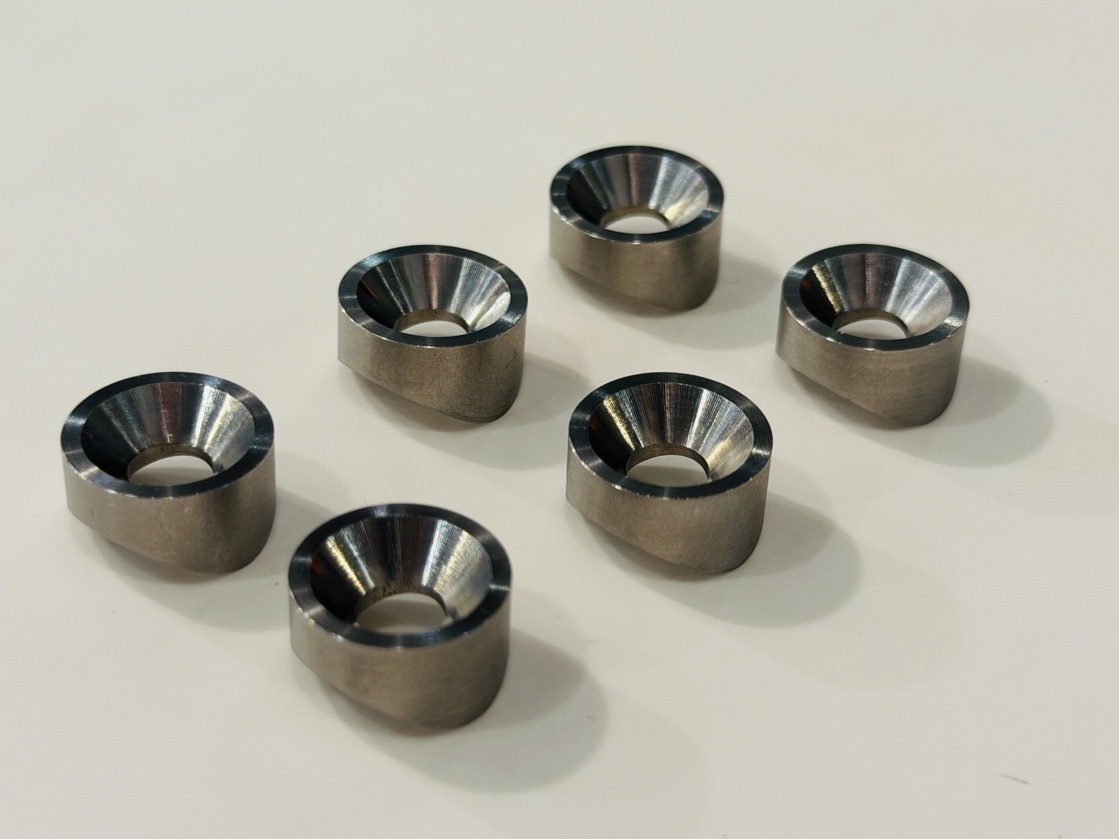Knoll Saarinen Executive Chair STAINLESS Saddle WASHERS- Replacement Set (6)