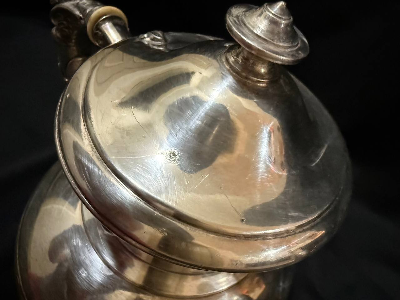 Antique Gerhardi & Co Silver Plate Teapot Coffee Pot German Hollowware c.1900