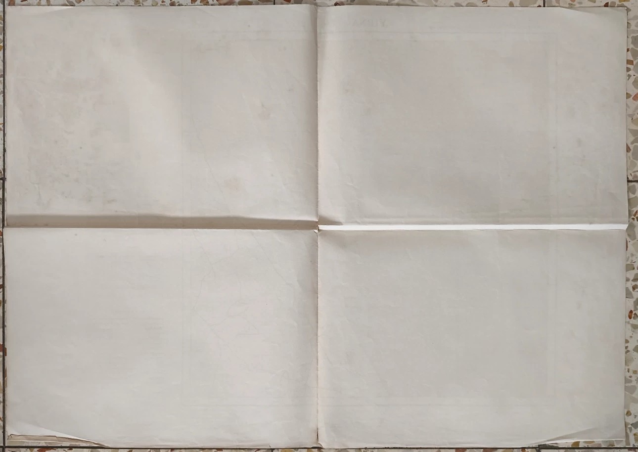 YIBNA – Map 1953 Israel 50x70cm sheet 8 Palestine