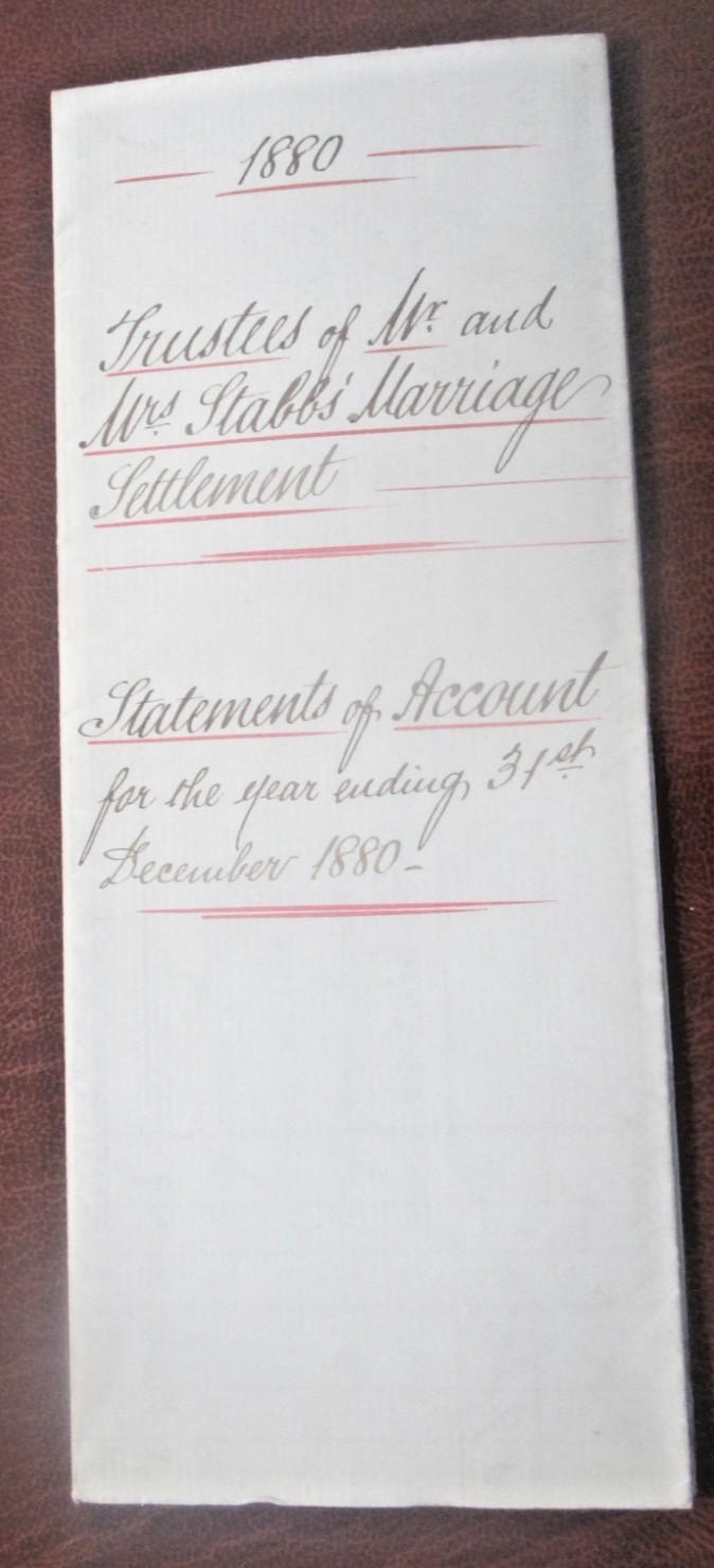 MARRIAGE SETTLEMENT 1880 – Antique Parchment Document
