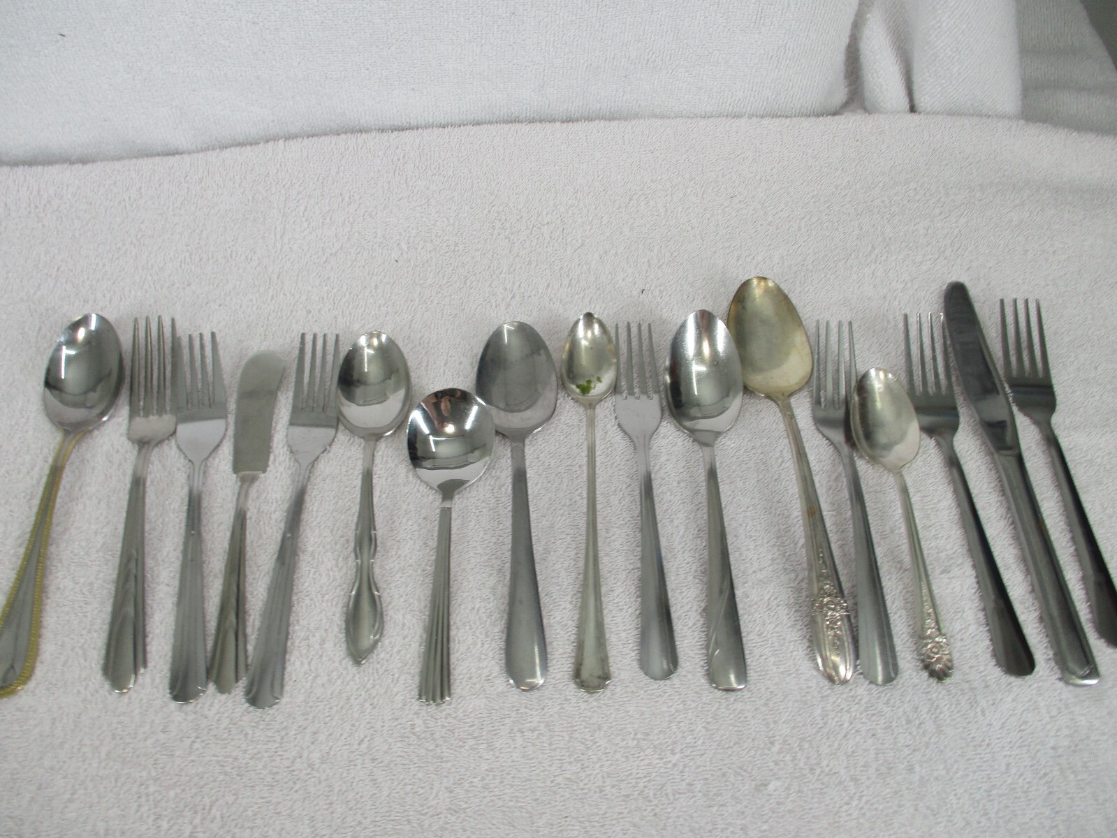 International Silver Co Flatware Stainless Mixed Lot 48 Piece Fork Spoon Knife