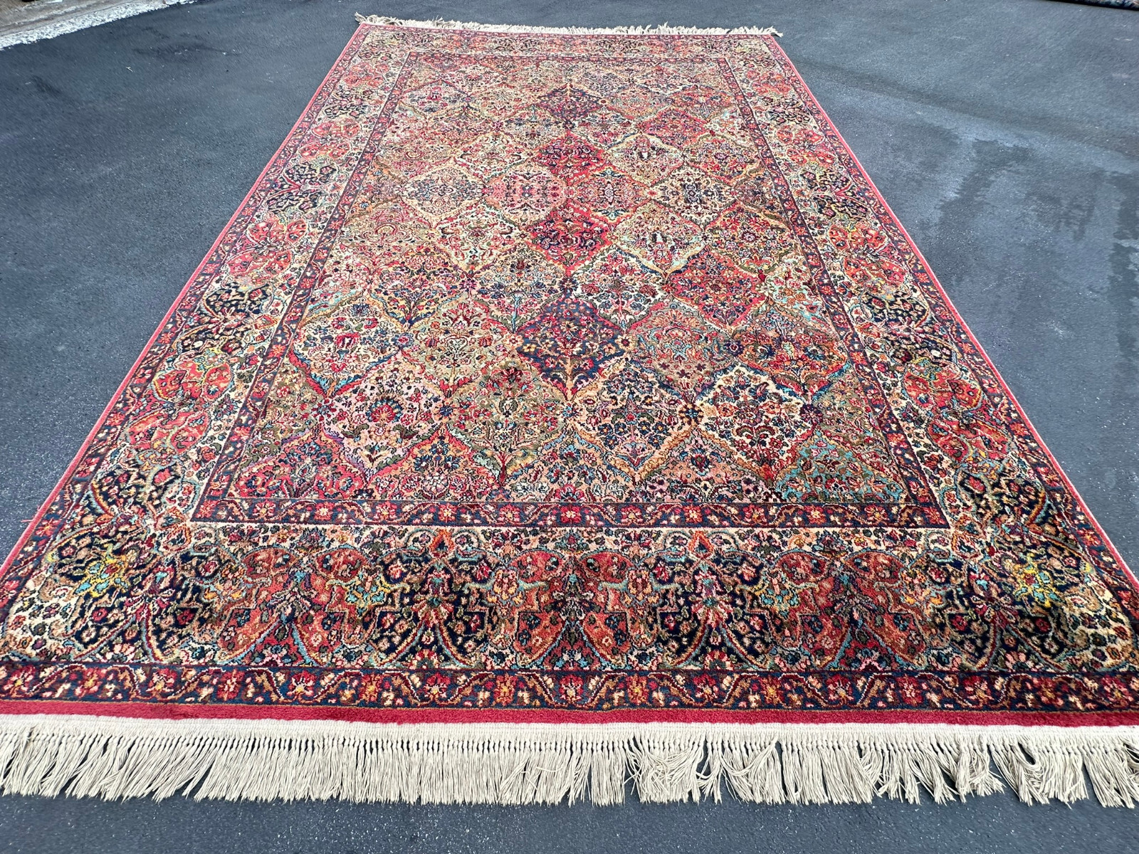 Beautiful Antique American Karastan Kirman Rug 9x12FT