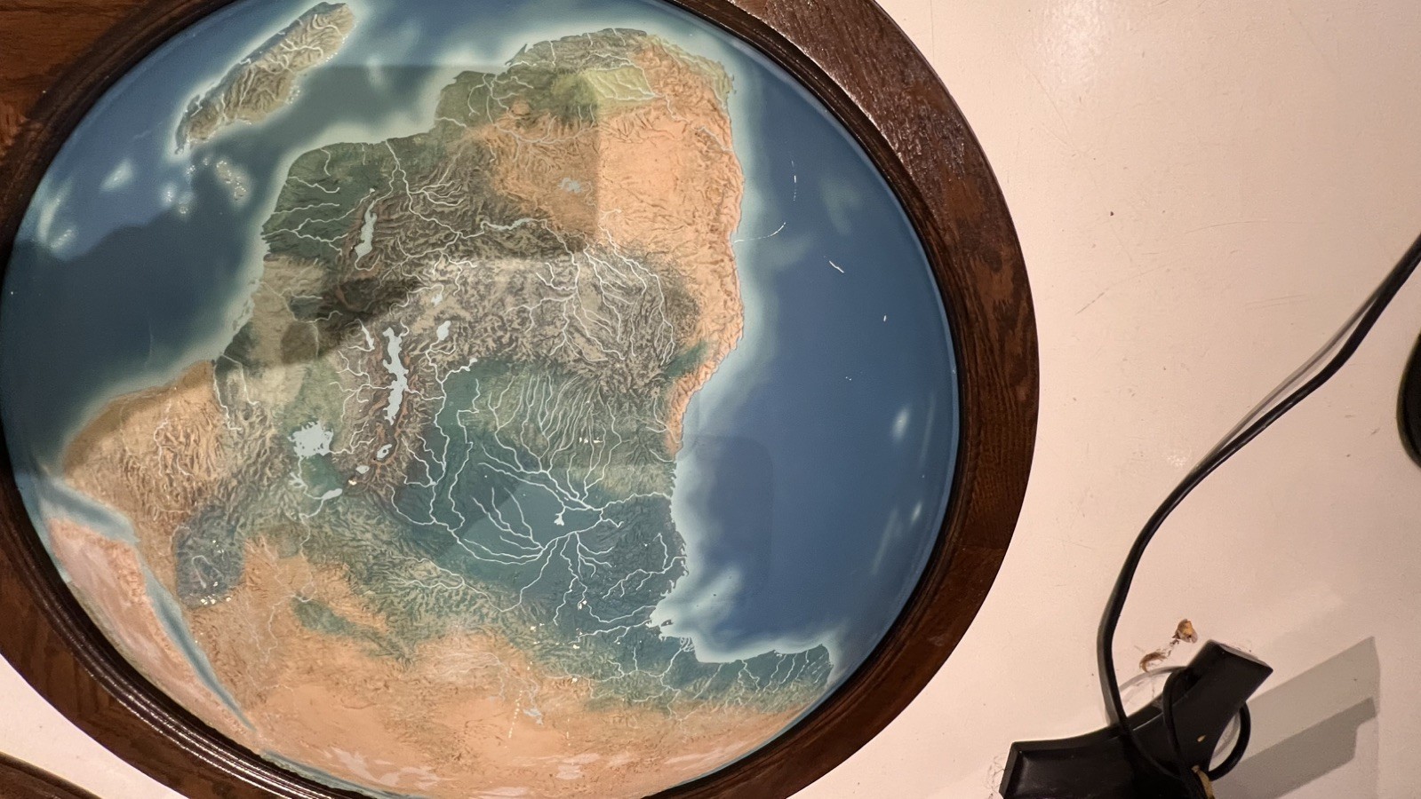 MUSEUM QUALITY: Matched Pair Rand McNally “Handcrafted” Convex Relief Maps APAC