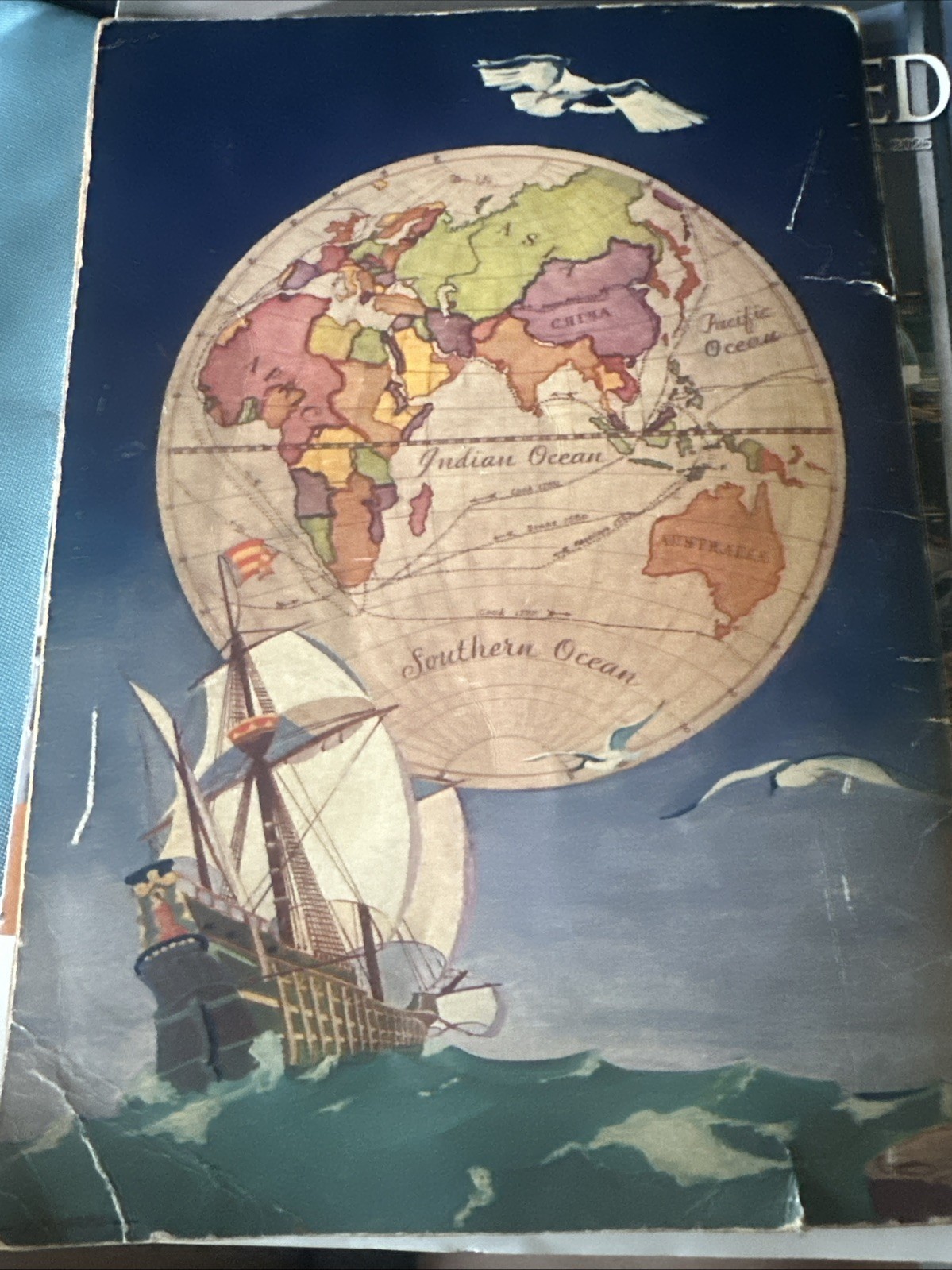RARE STAMP DISCOVERER ALBUM Edition 1934