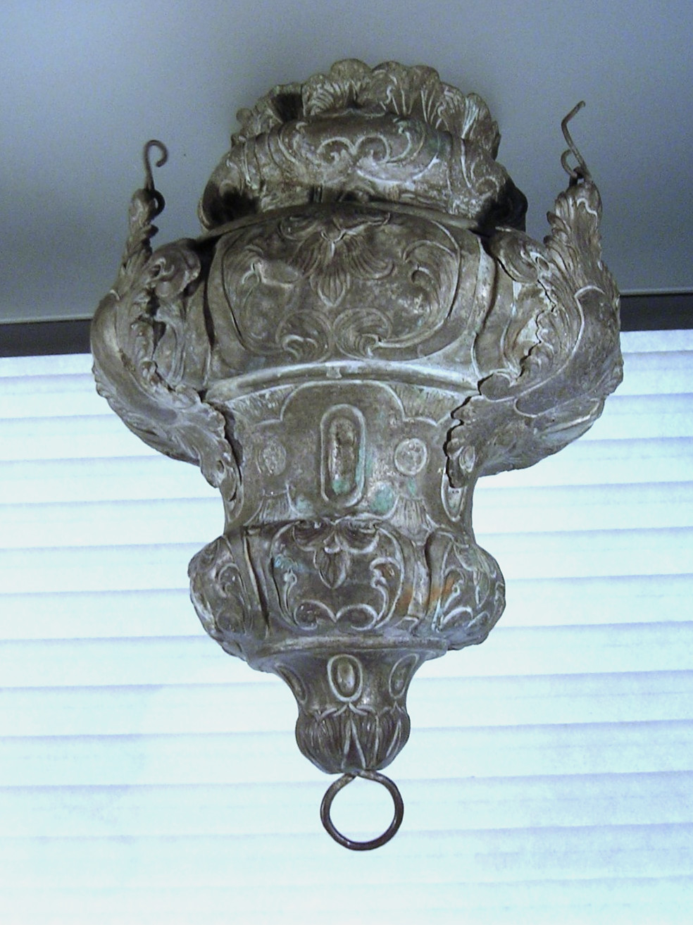 Antique Sanctuary Church Vigil Lamp Ceiling Religious Salvage