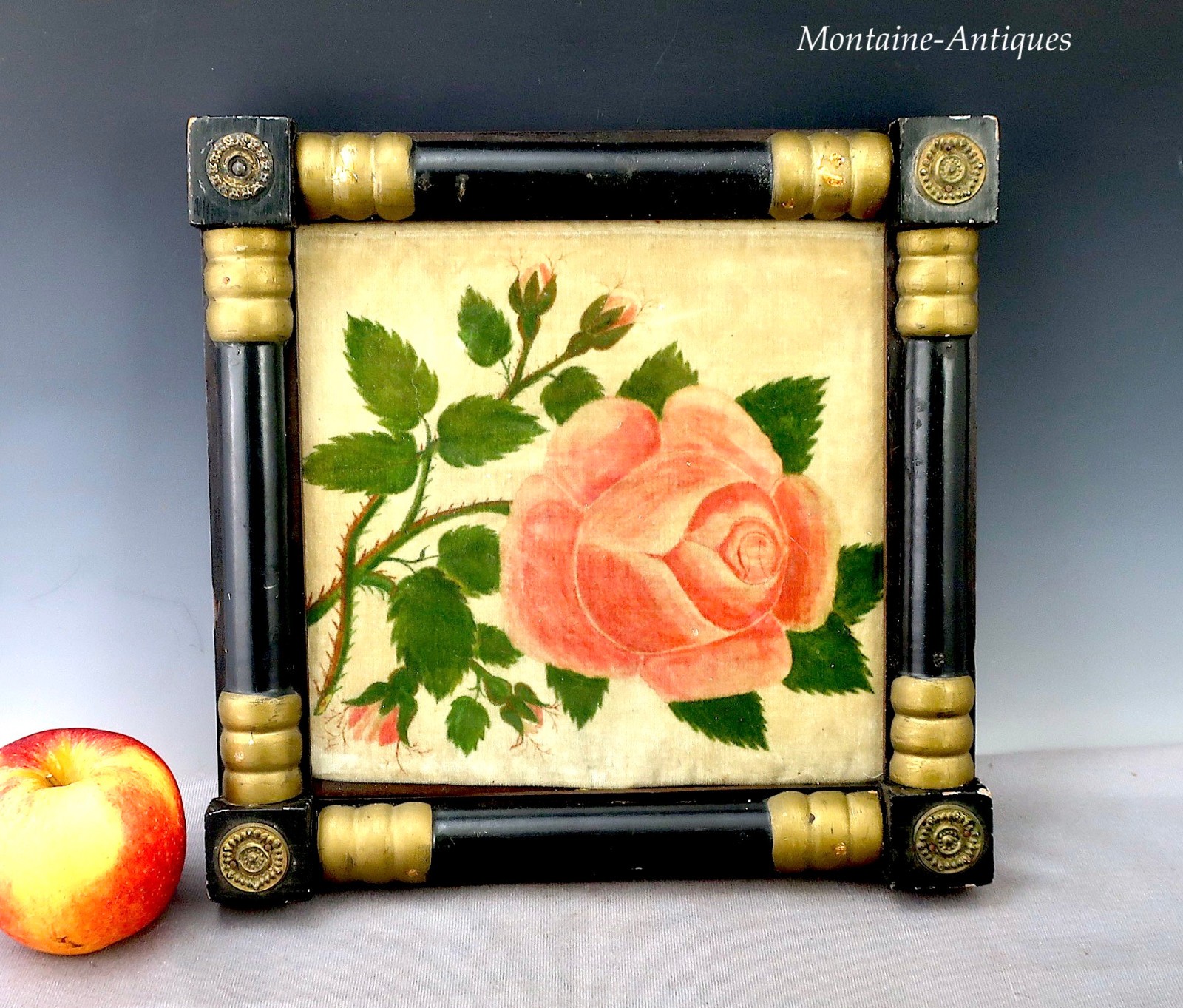 Framed Theorem on Velvet 19th century