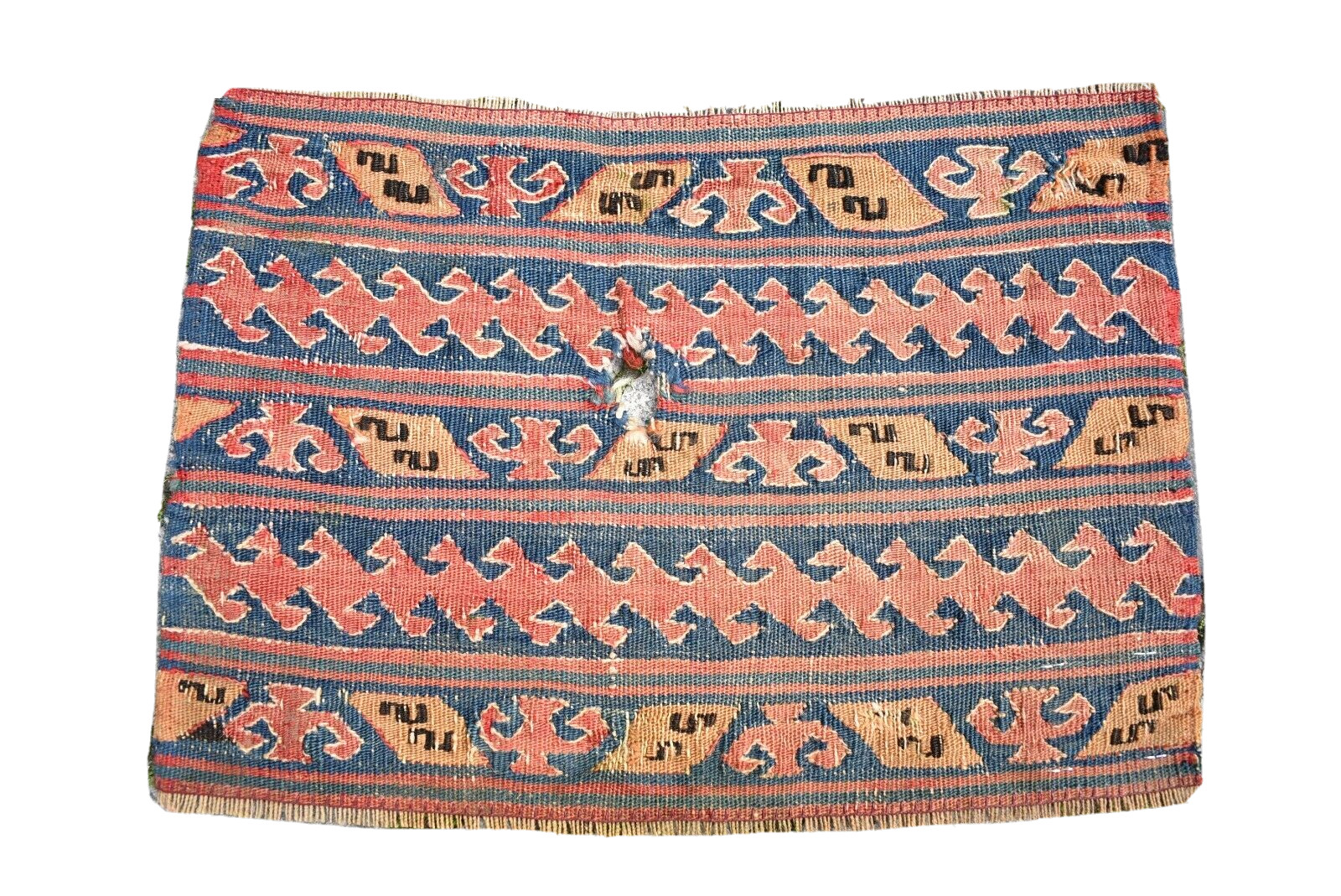 Masterpiece Antique Anatolian Collector’s Piece Rare Yuncu Kilim Bag Face Rug
