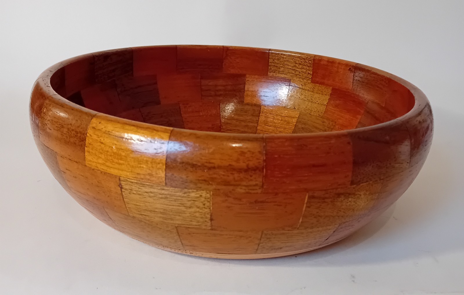 Vintage Cambridge Ware Wooden Bowl. Retro Kitchenware Decor. 9 “