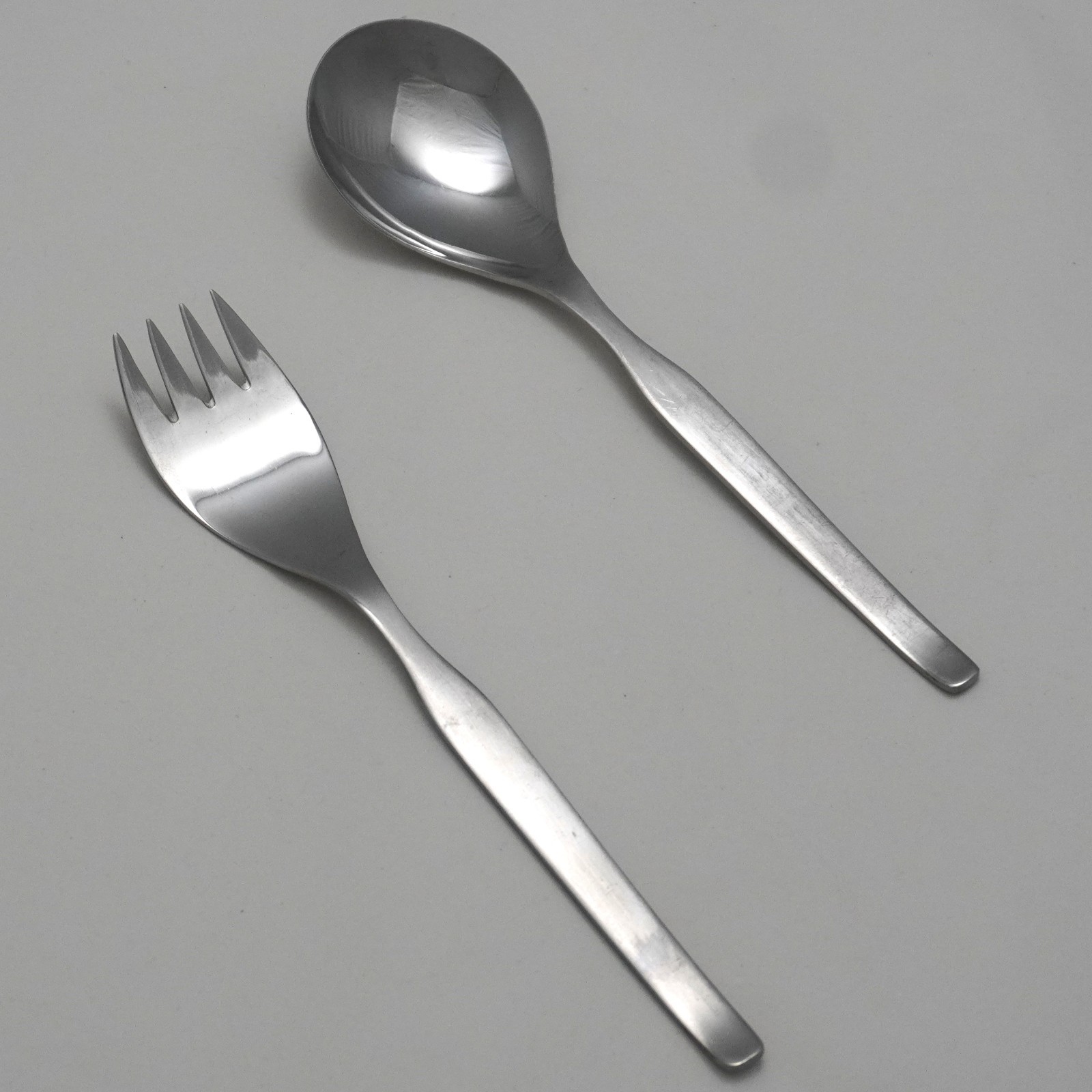 PROFILE Design Viners of Sheffield Stainless Steel Cutlery Serving Spoon & Fork