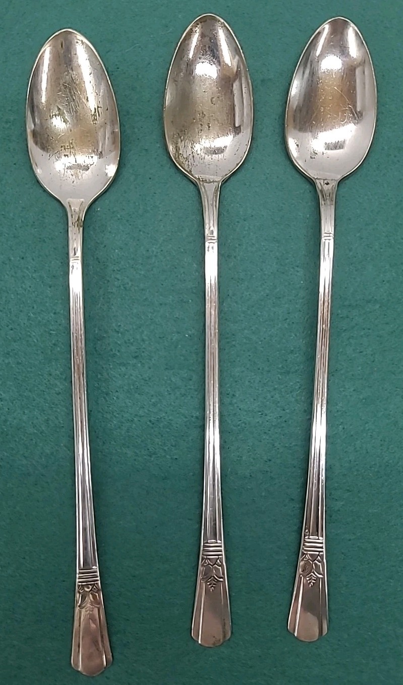 International Silver Court 1939 silverplate serving tablespoons 8″