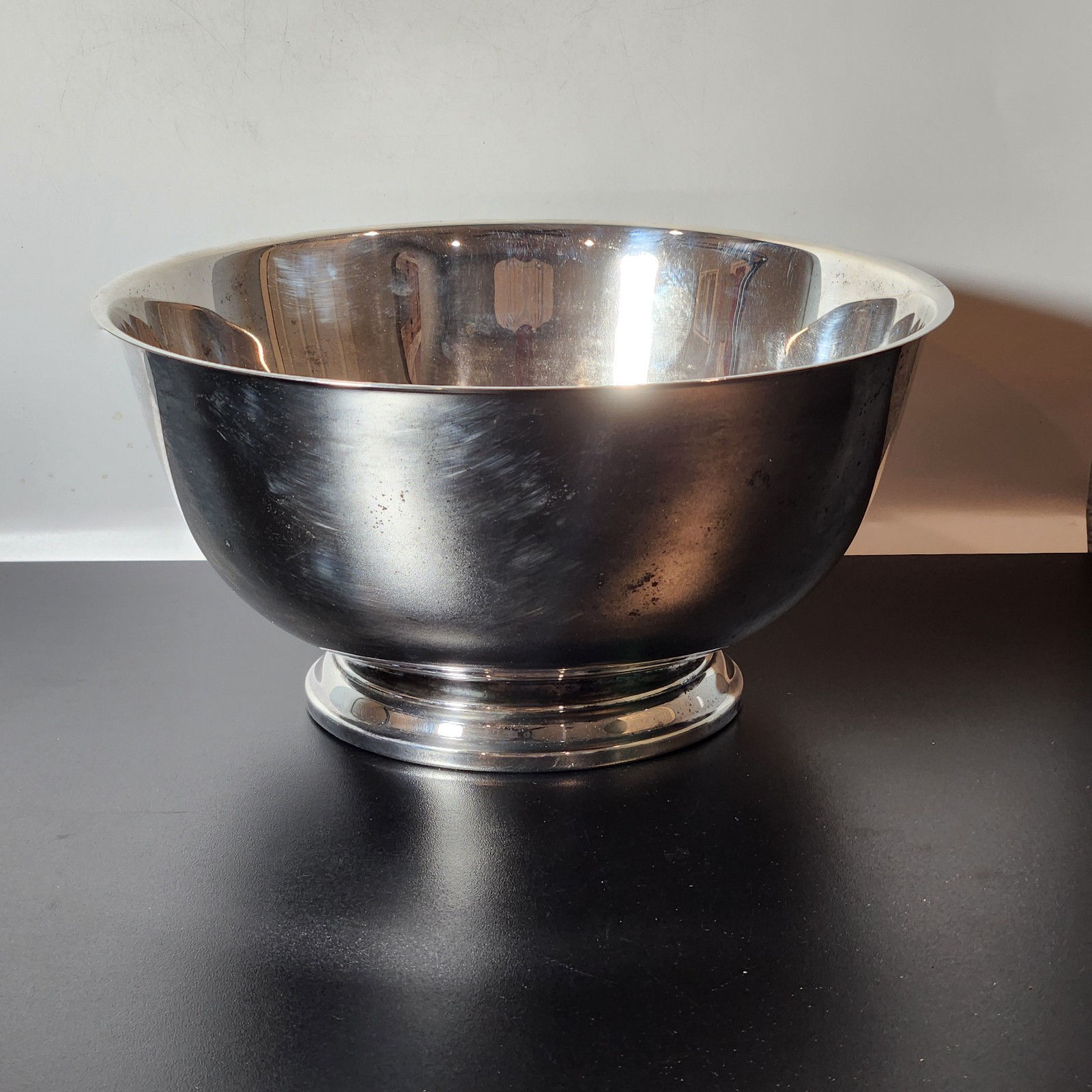 Silver Plated Bowl VTG 1981 A.V.R.C. Louis Stratta Memorial Trophy 10 x 5