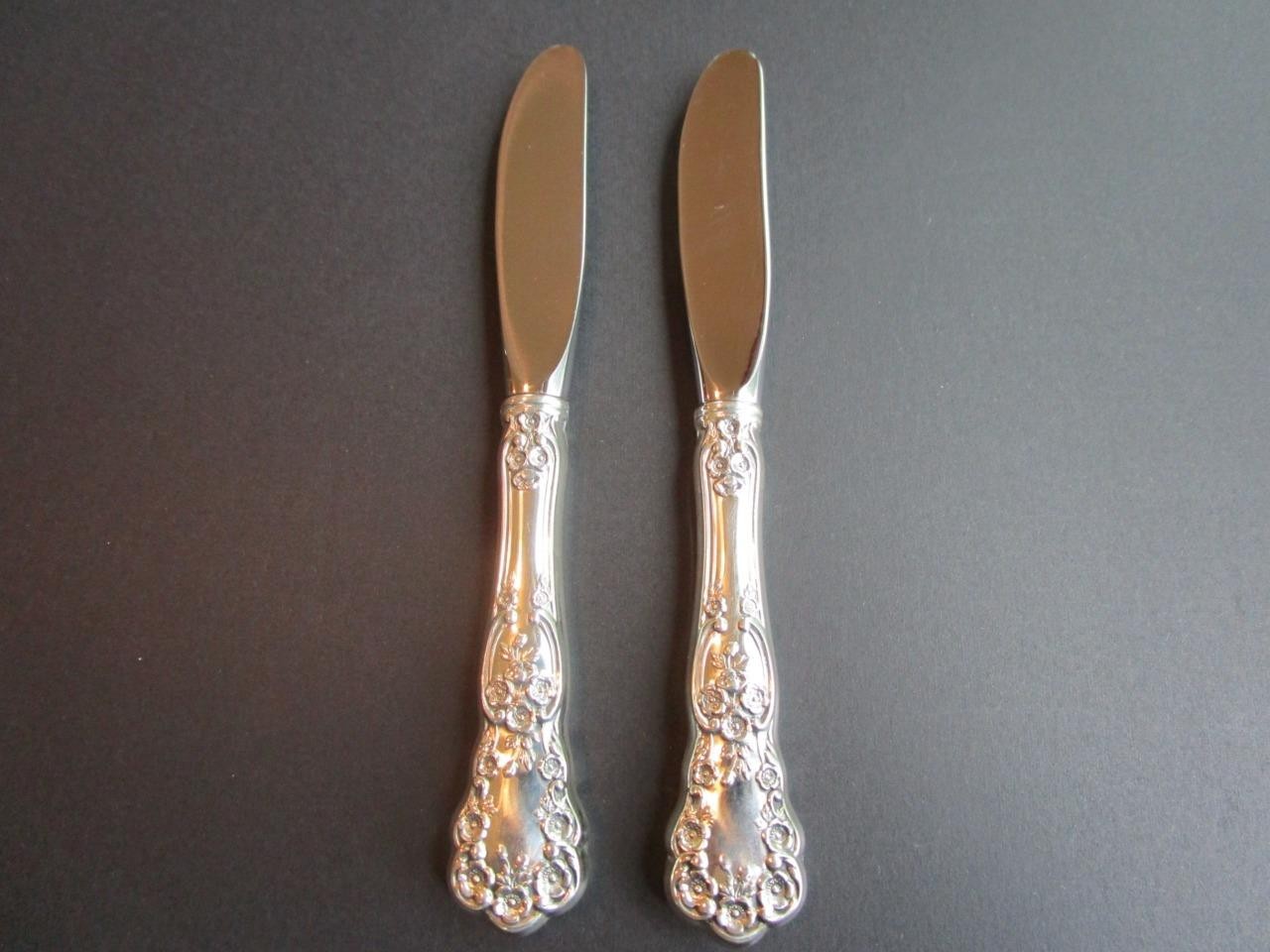 1 (ONE) GORHAM BUTTERCUP STERLING FLATWARE BUTTER KNIFE SPREADER-6 1/4″EXCL-LOTB