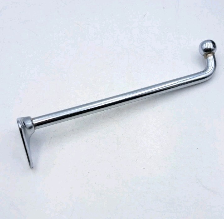 Vintage Bathroom Towel Hook Holder Crome Plated Art Deco Old Antique Hardware