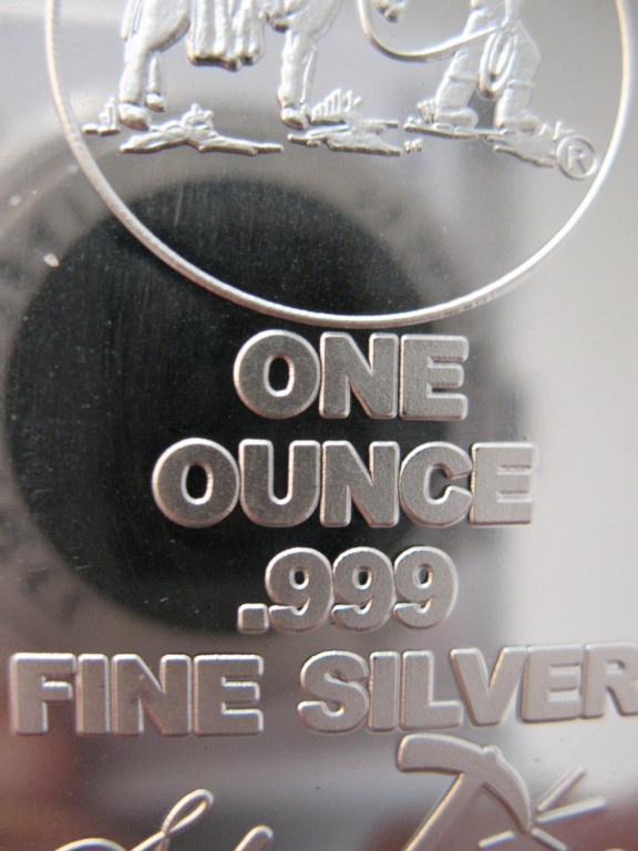 1-OZ SILVERTOWNE MINT MULE & PROSPECTOR NEW .999 PURE SILVER BULLION BARTER
