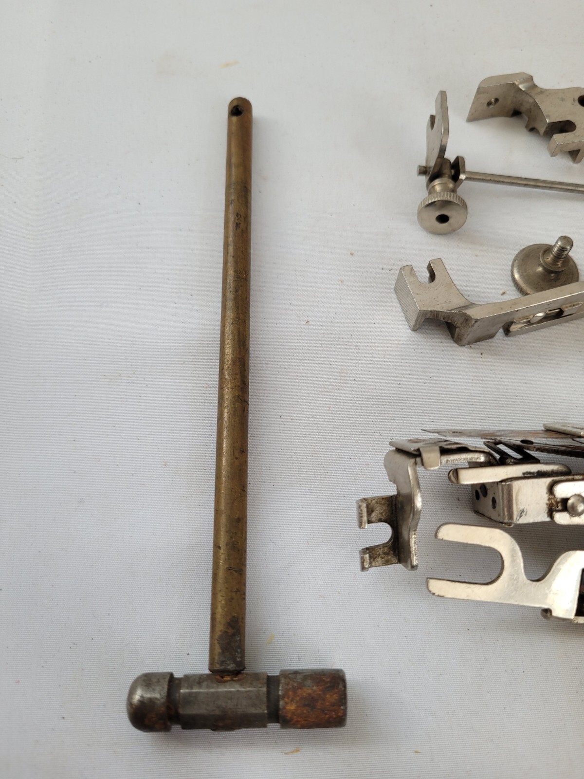 Rare Singer Sewing Machine Machinist Tool Set in Wooden Box Patented 1889!