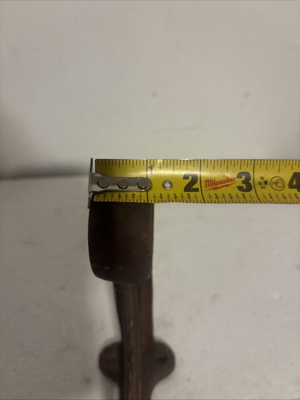 Vintage Cast Iron Large 7” Wall Mount Coat Hook Heavy Duty Rail Coat Hook ￼