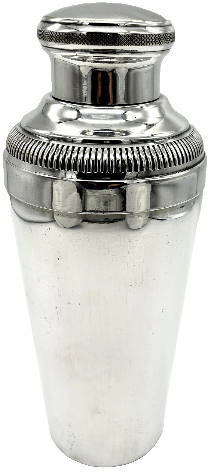 Art Deco French Silver Plate Martini or Cocktail Shaker – C. 1935