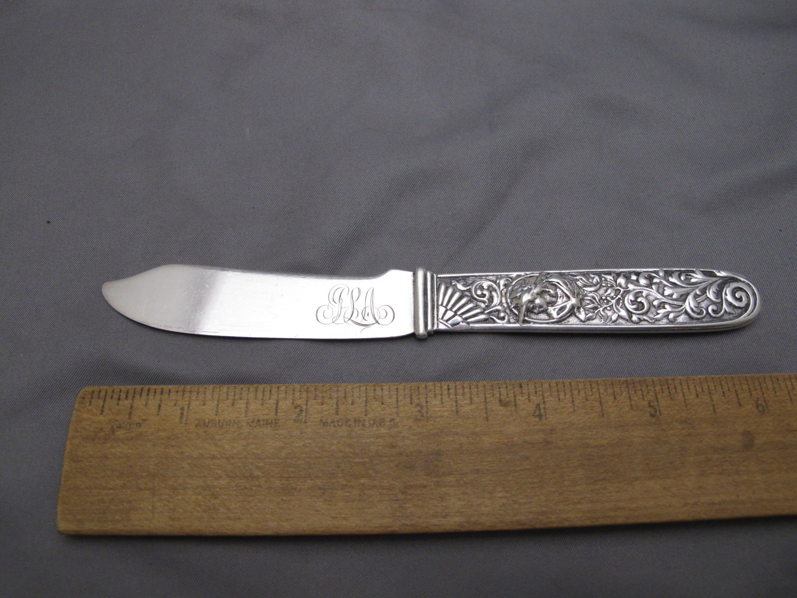 Unusual GORHAM Victorian RENAISSANCE Style Sterling FRUIT(?) Knife #20