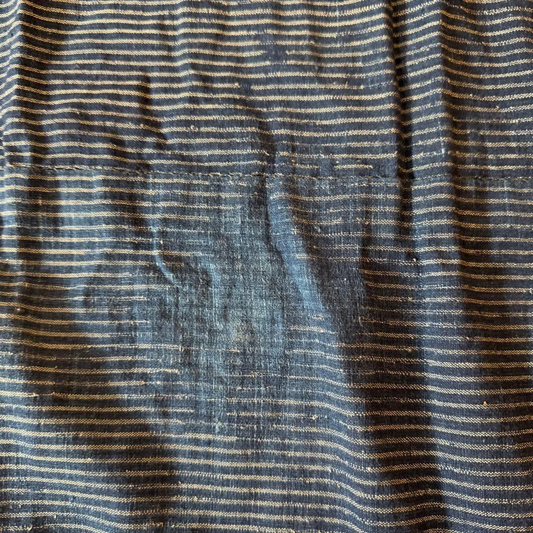 Vintage Japanese Boro Sashiko Patchwork Indigo Cotton Textile 53×31 in