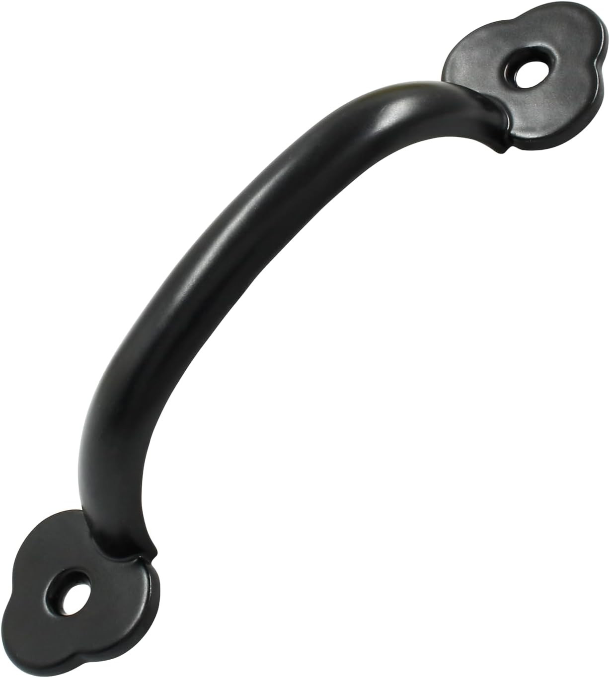 Bivethoi 12 Pcs Barn Door Handles, Metal Door Handle Black, Gate Pull Handle for