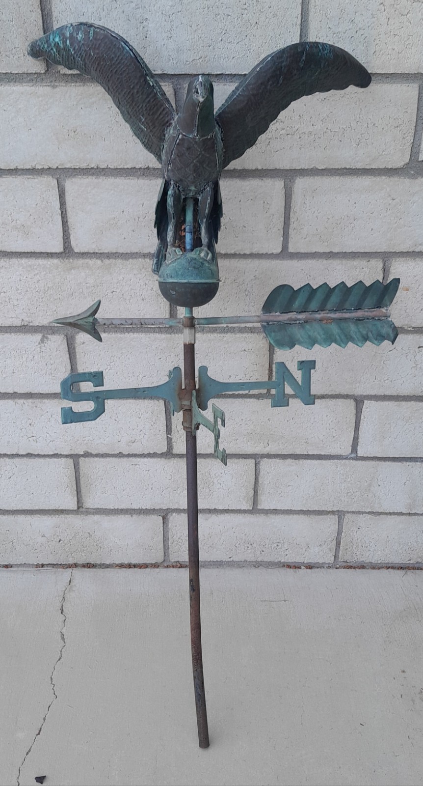 Vintage Copper Eagle Weathervane