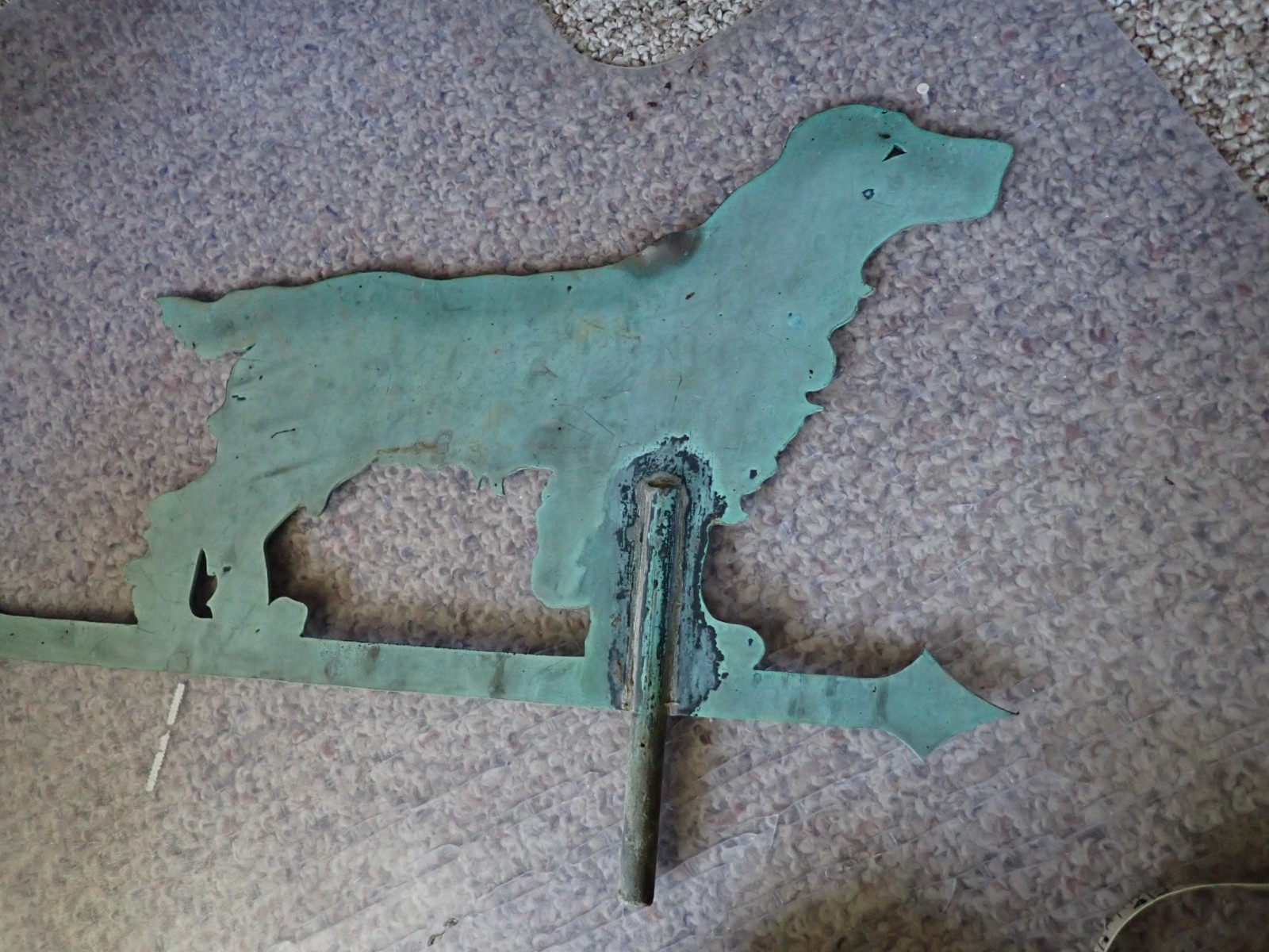 Antique Dog weathervane farm Animal Metal weathervane 1930?