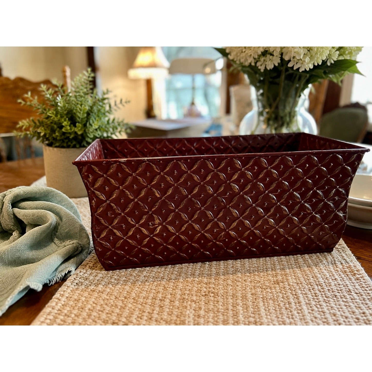 Metal Box – Red and Gold