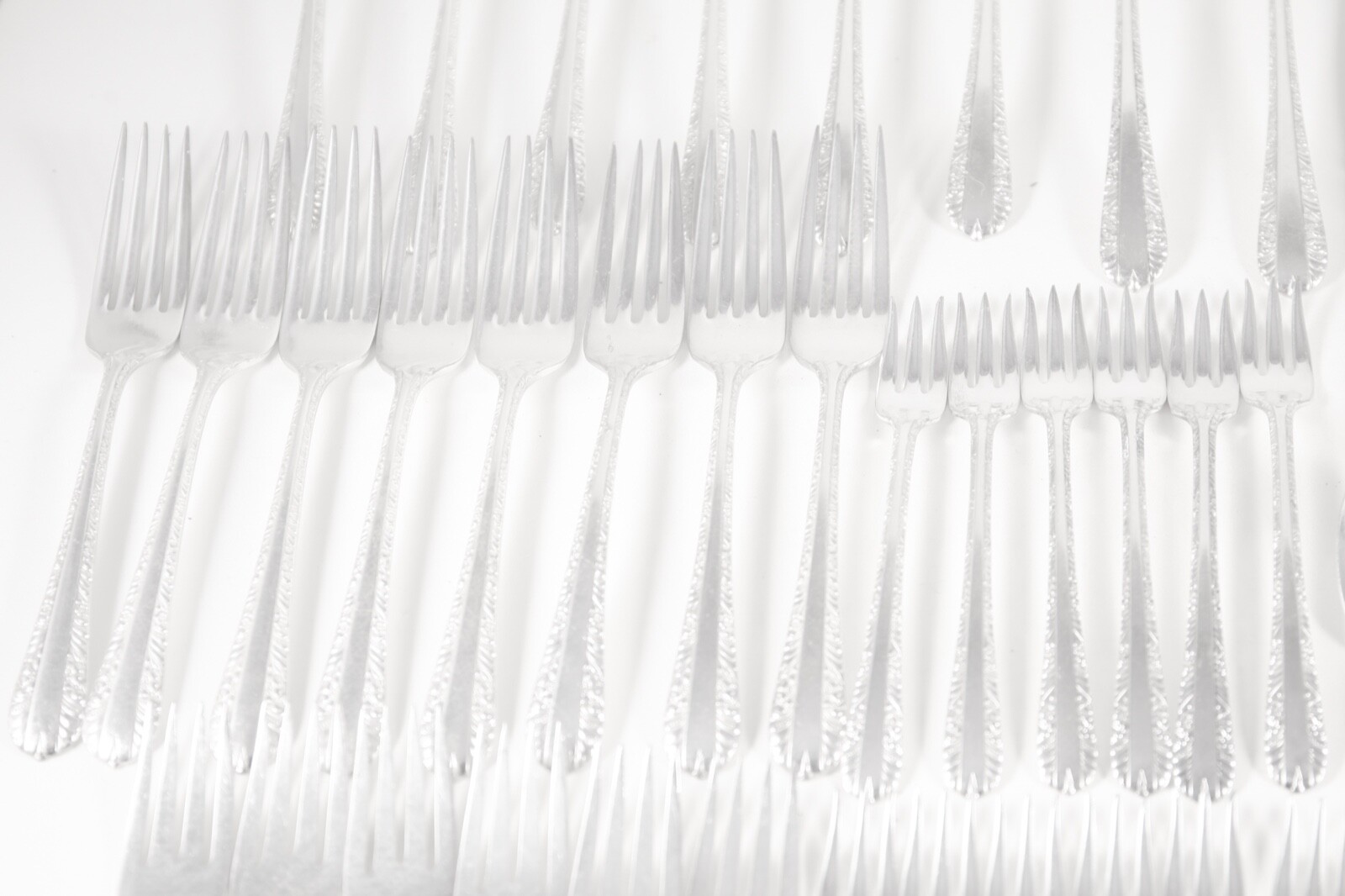 Silver Plated Flatware Set Mayflower McG & C Kings McGlashan Clarke 59 Pcs 1930s