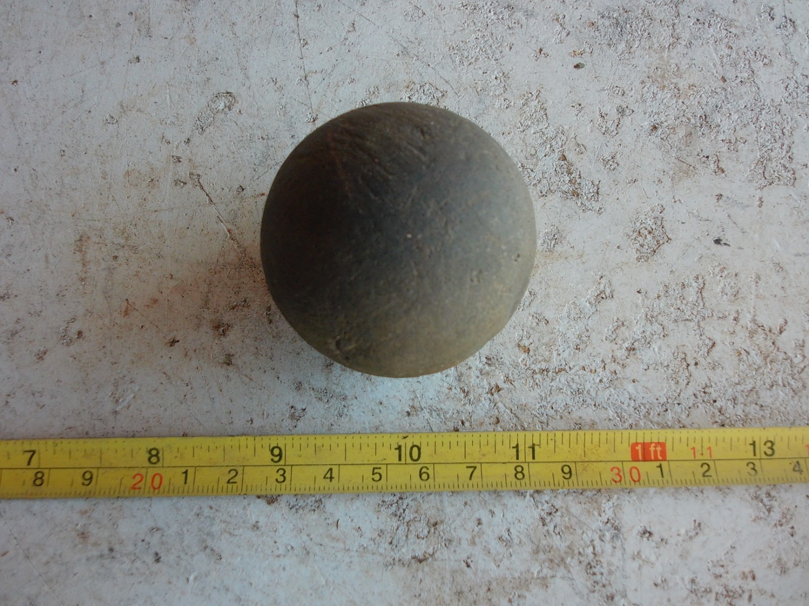 Antique Grape Shot Canon or Milling Ball 6 oz. 2″ dia. Lot 25-44-5